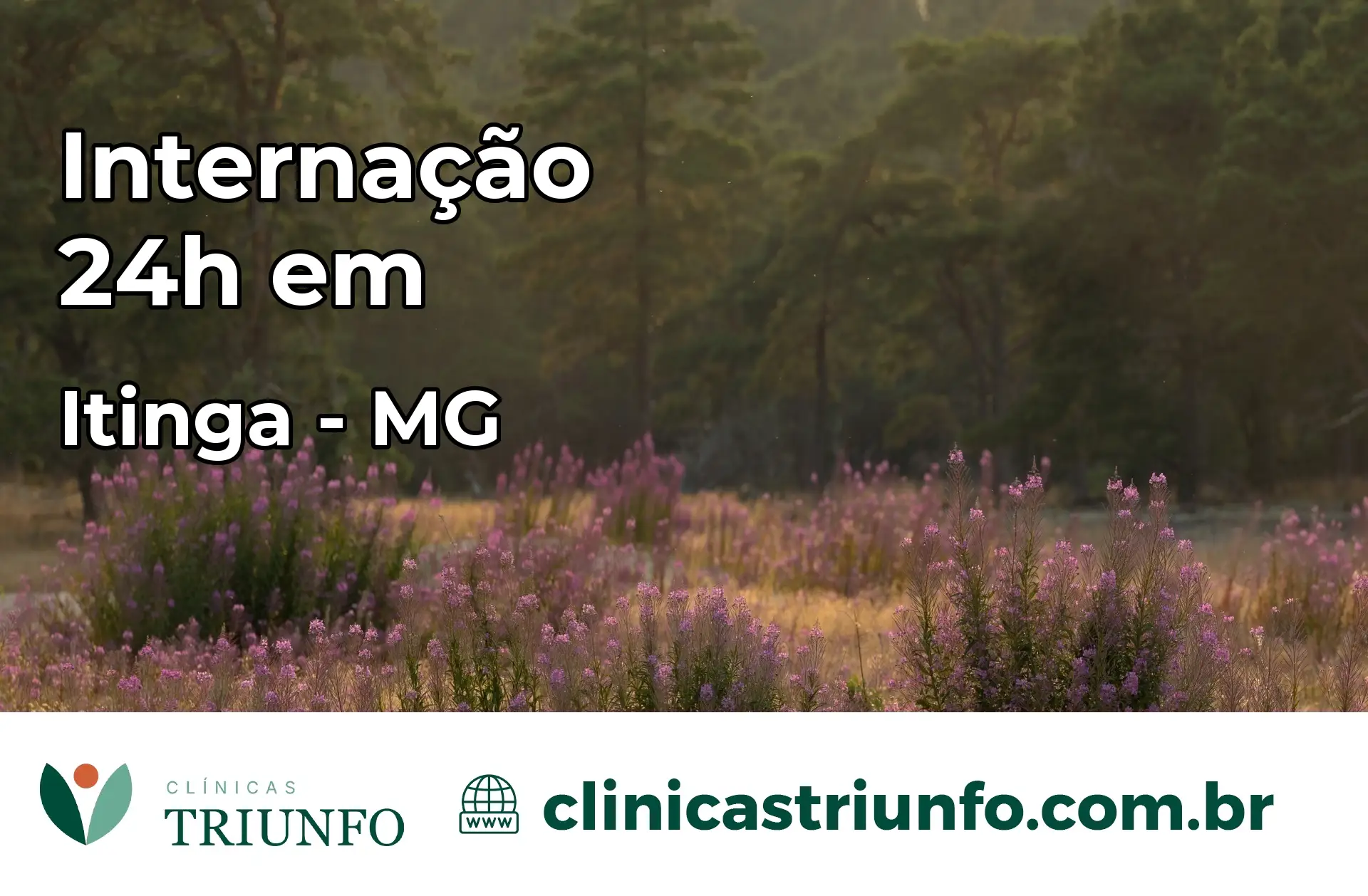 Internação 24 horas em Itinga – MG