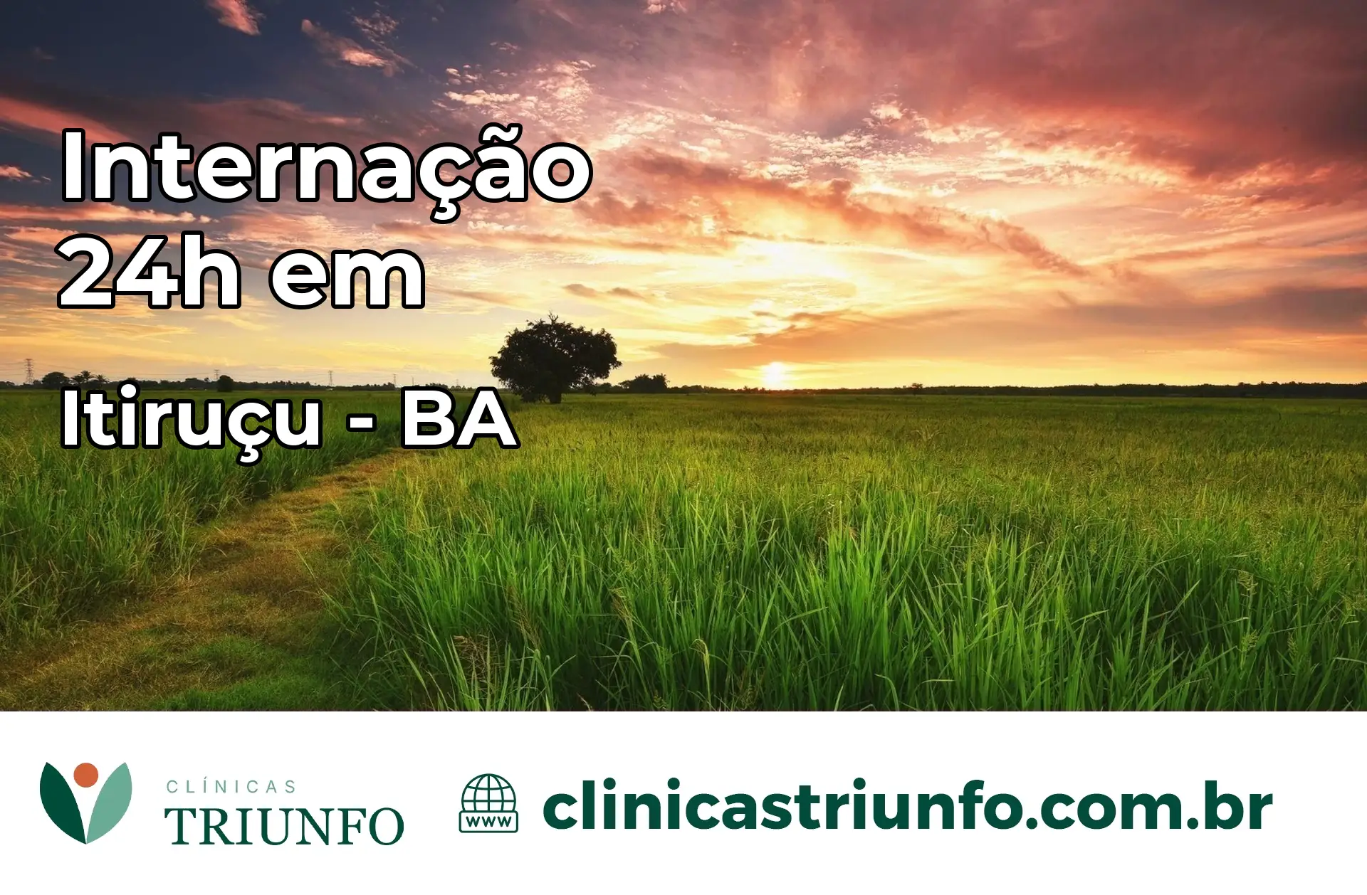 Internação 24 horas em Itiruçu – BA