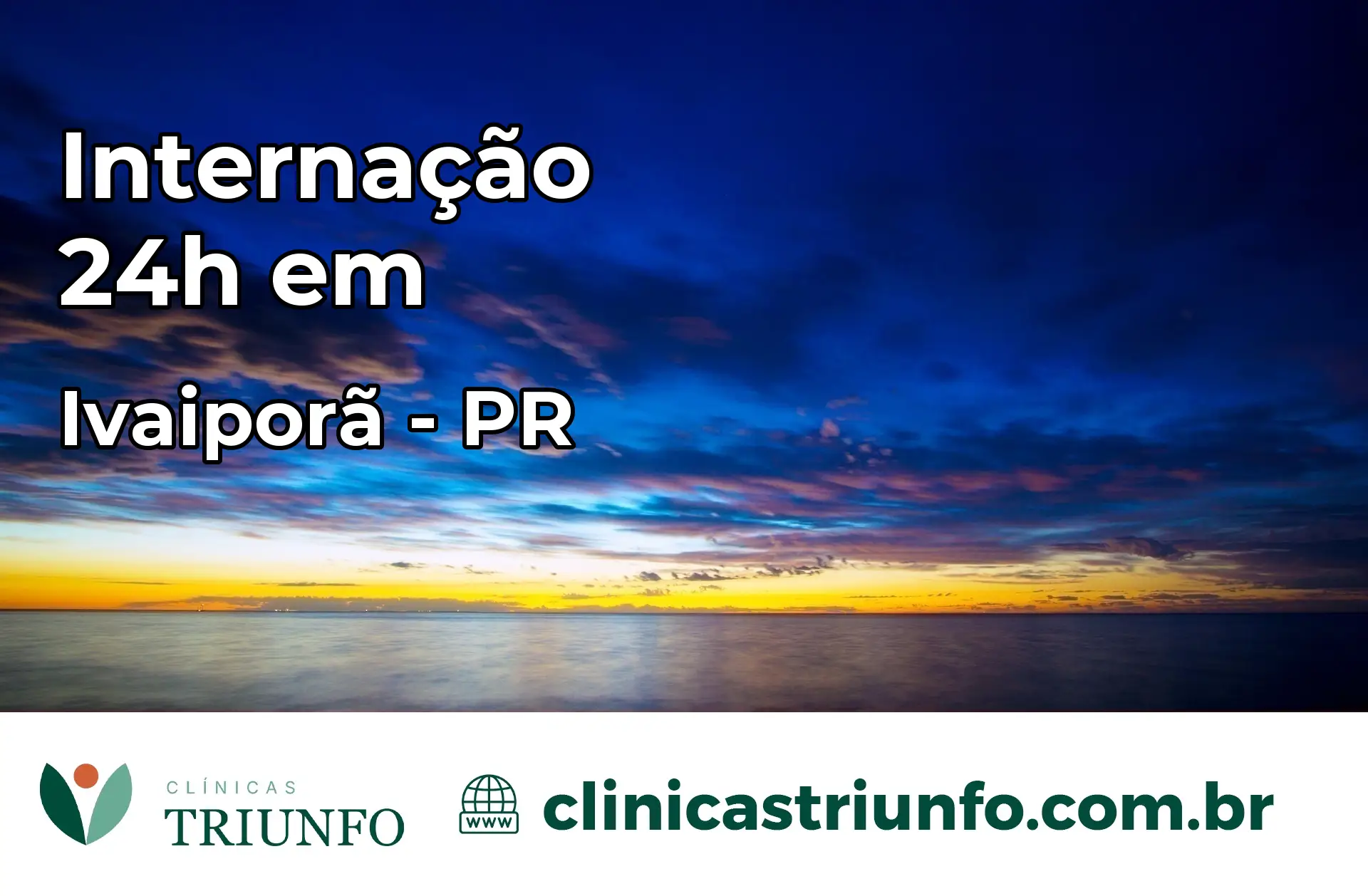 Internação 24 horas em Ivaiporã – PR
