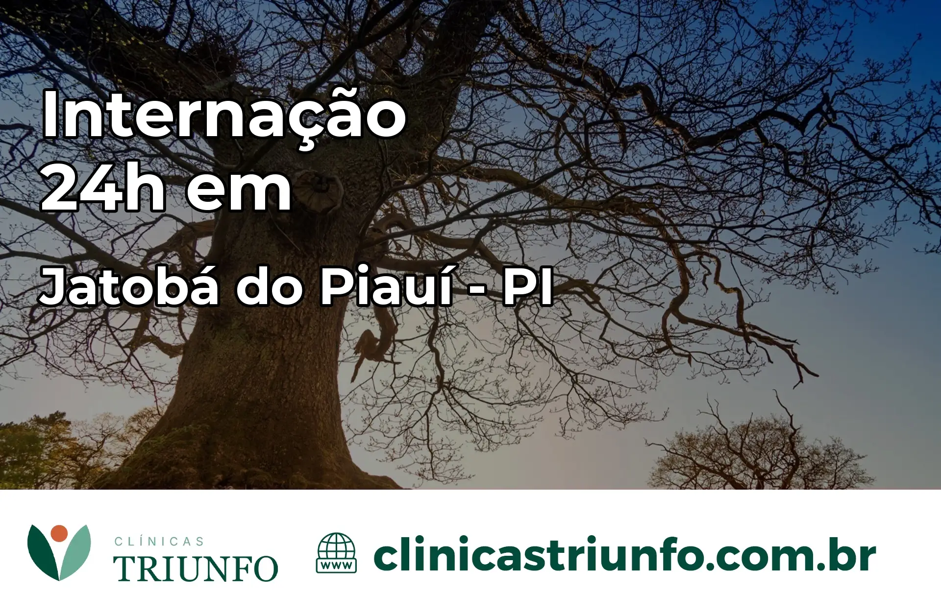 Internação 24 horas em Jatobá do Piauí – PI