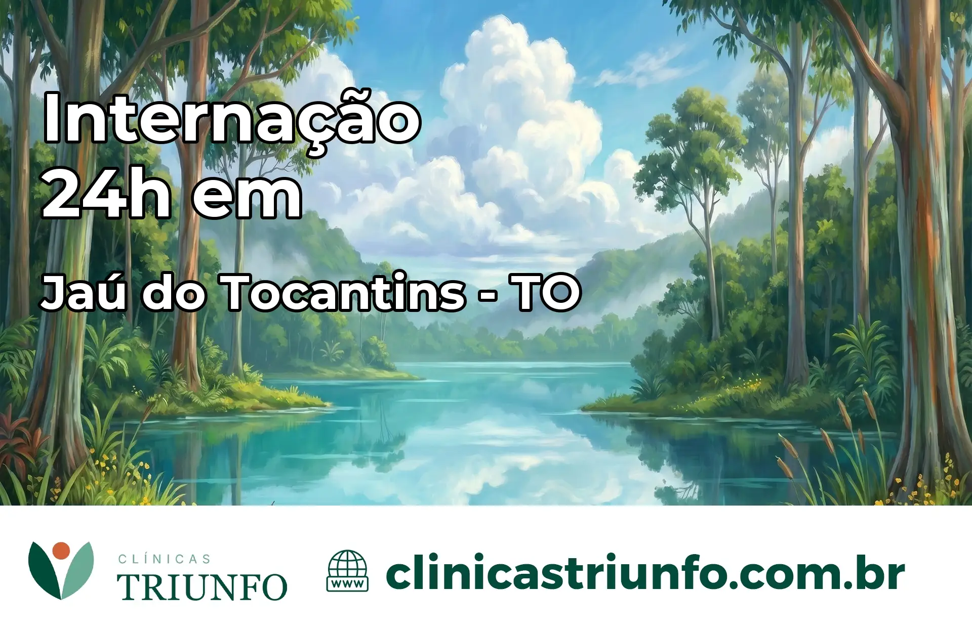 Internação 24 horas em Jaú do Tocantins – TO