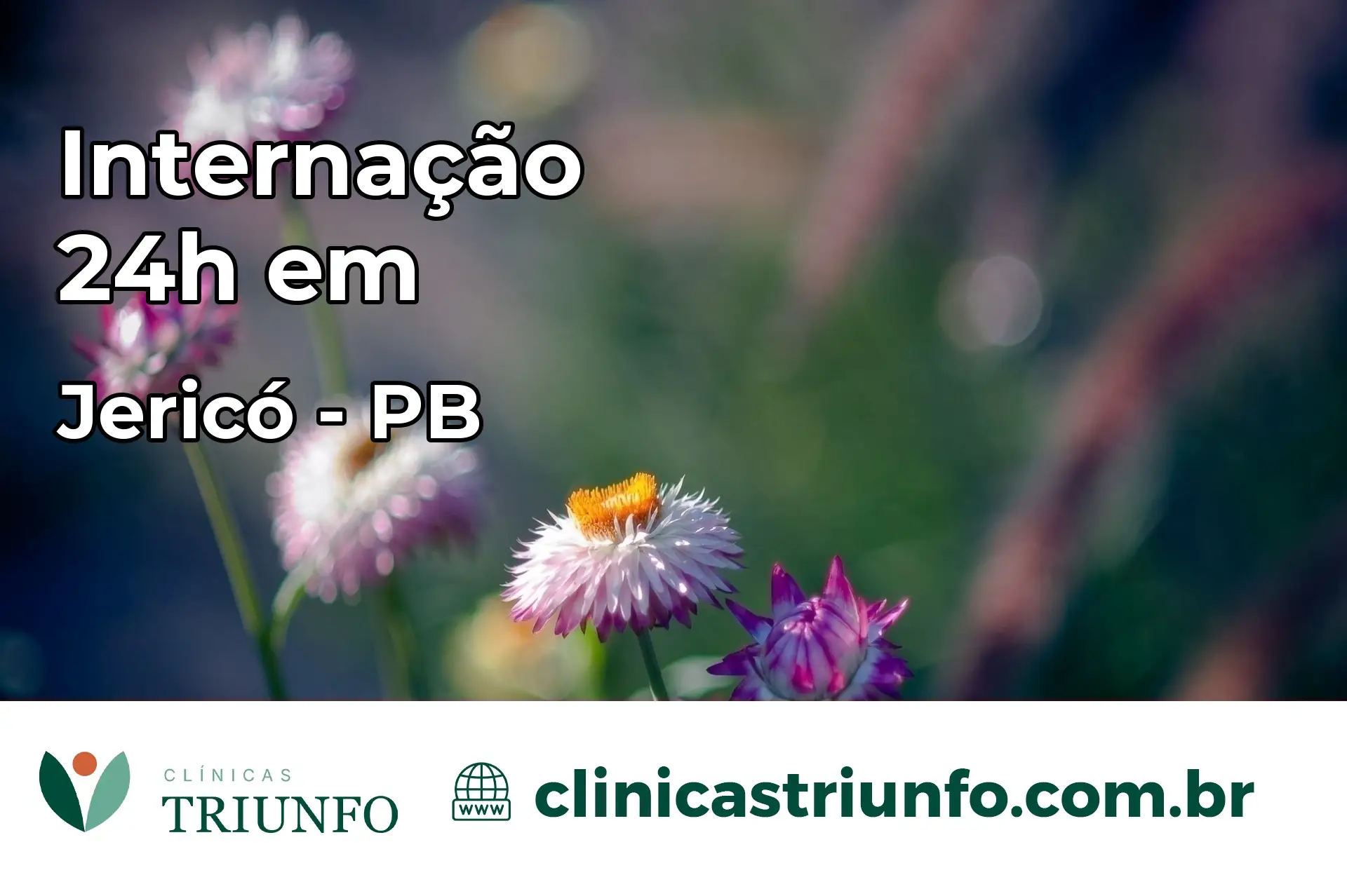 Internação 24 horas em Jericó – PB