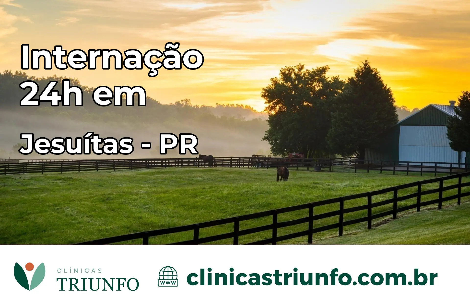 Internação 24 horas em Jesuítas – PR