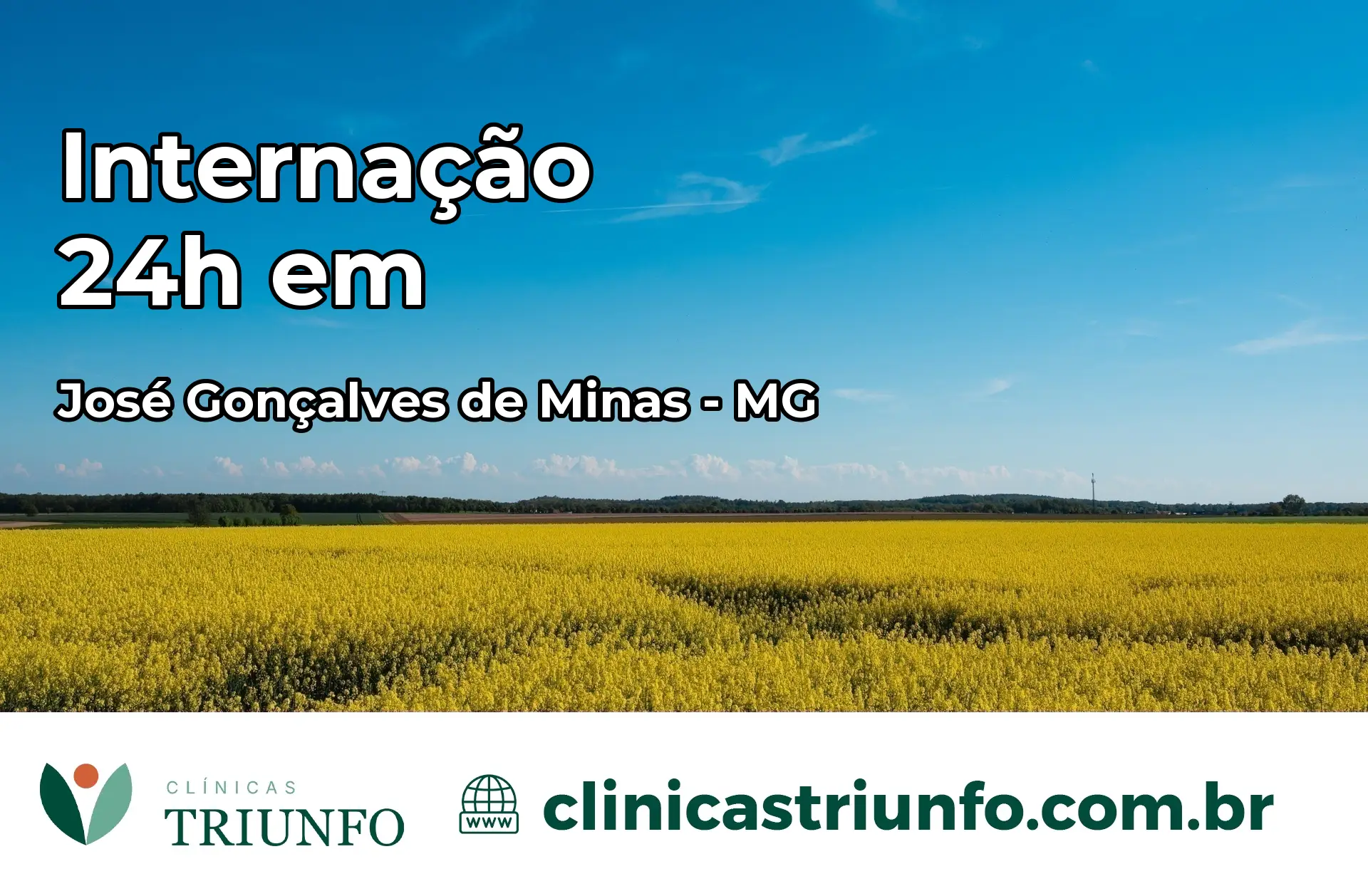 Internação 24 horas em José Gonçalves de Minas – MG