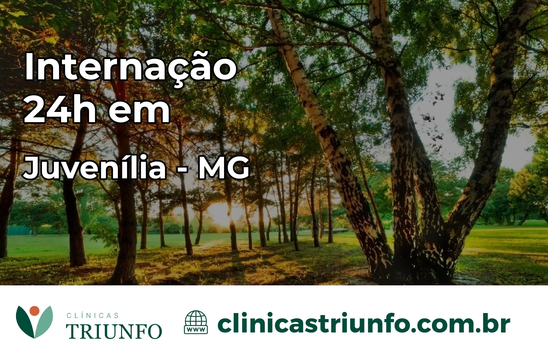 Internação 24 horas em Juvenília – MG