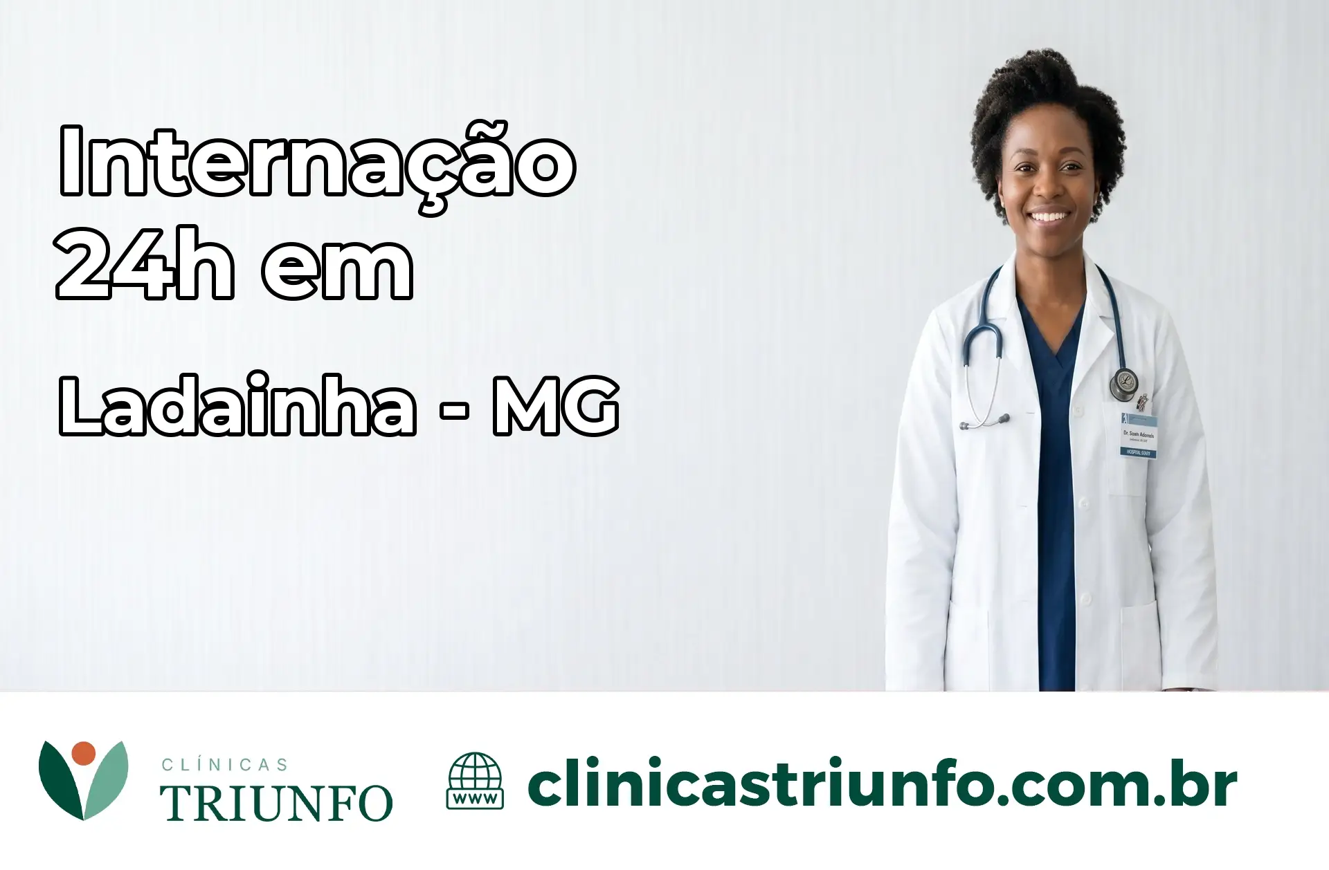 Internação 24 horas em Ladainha – MG