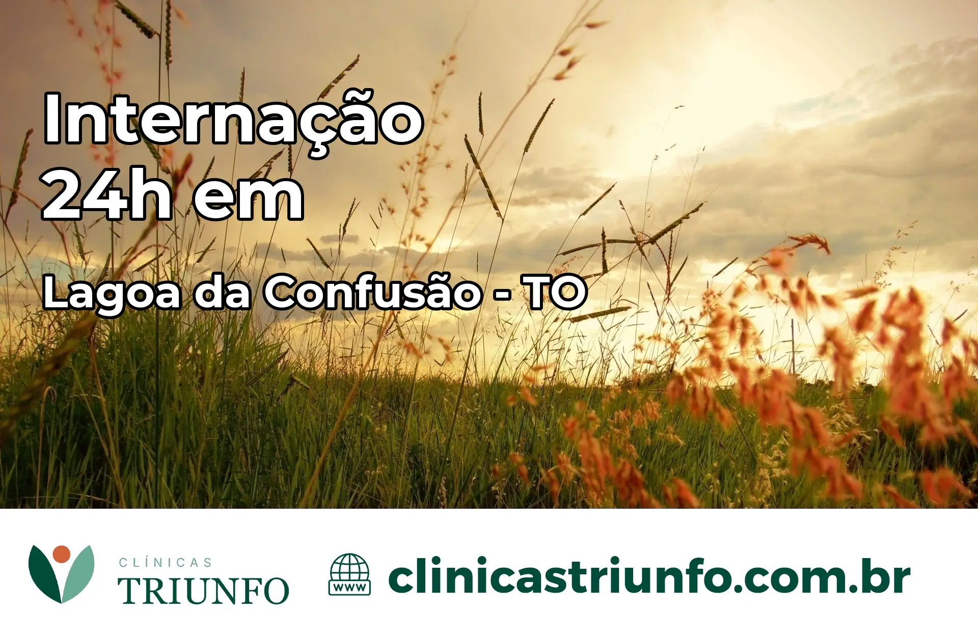 Internação 24 horas em Lagoa da Confusão – TO
