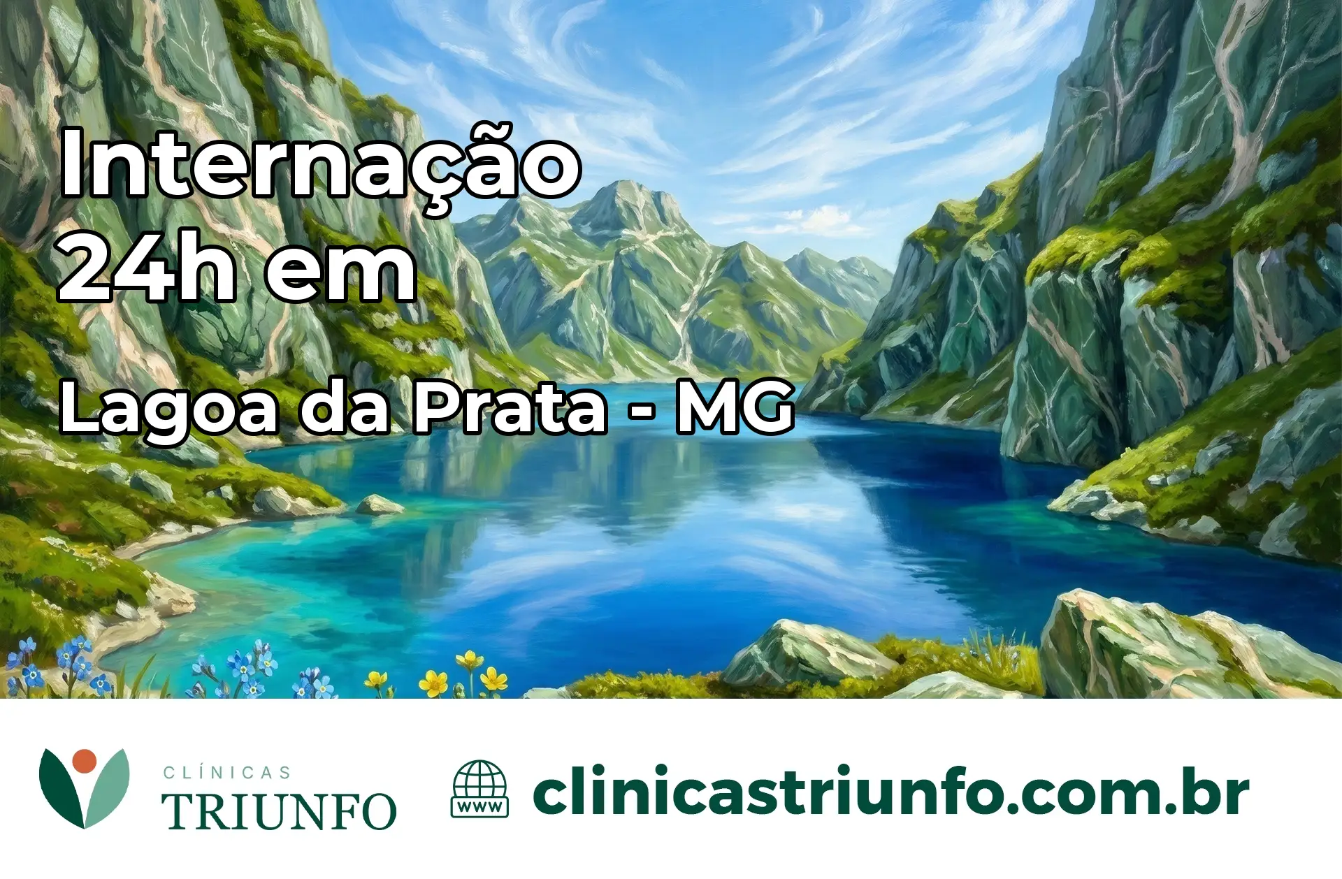 Internação 24 horas em Lagoa da Prata – MG