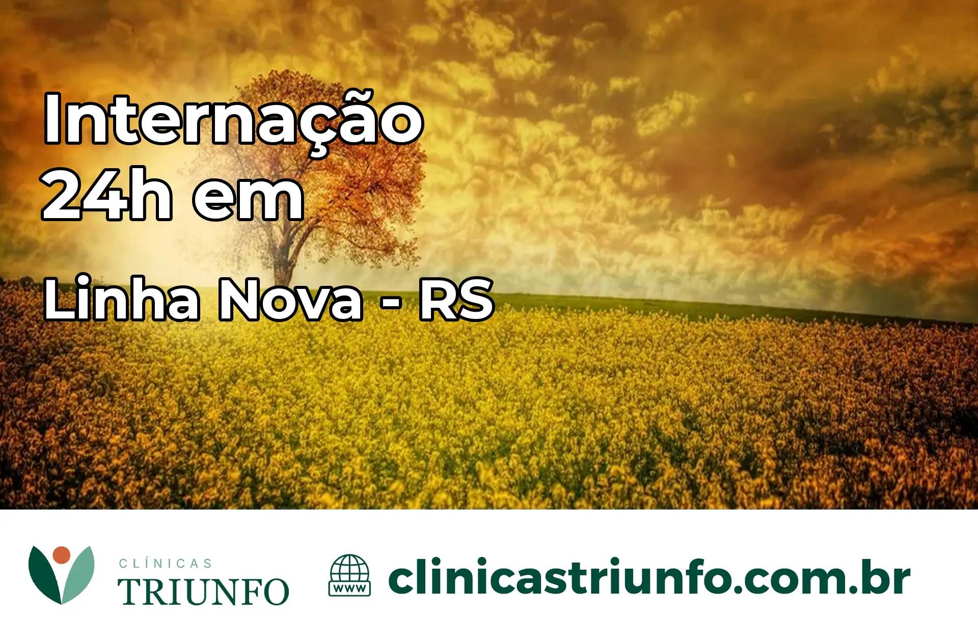 Internação 24 horas em Linha Nova – RS