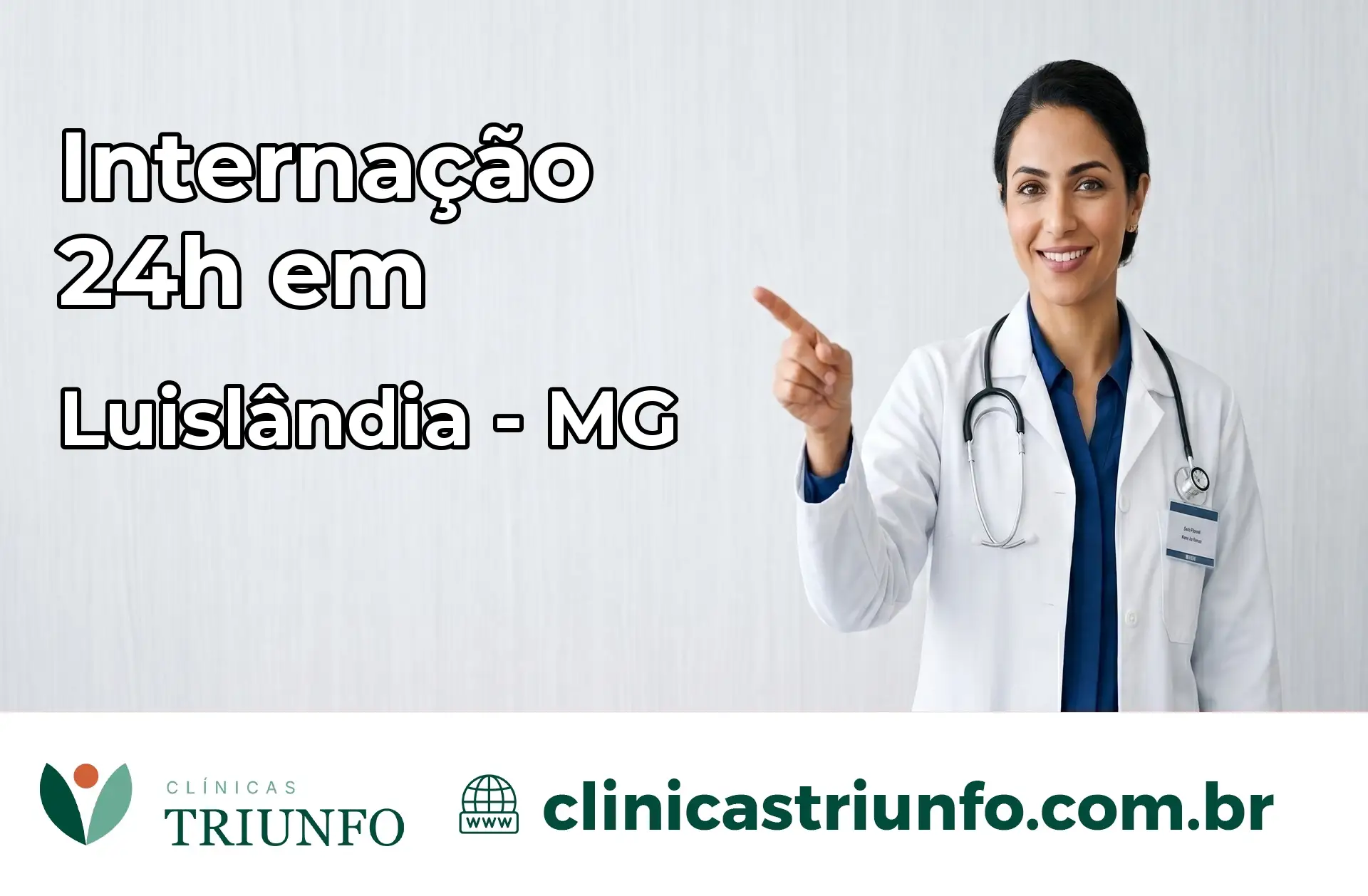 Internação 24 horas em Luislândia – MG