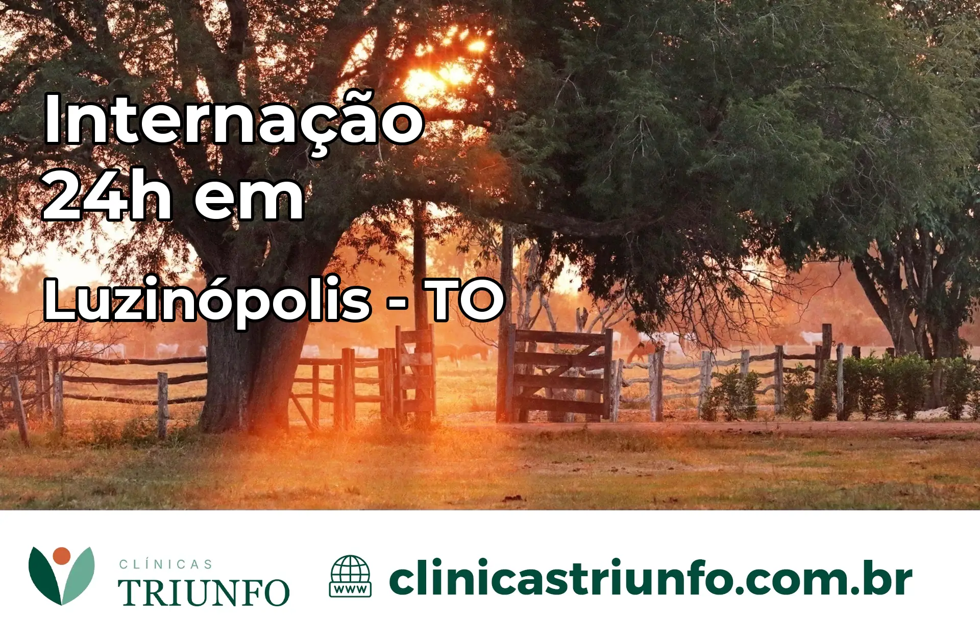 Internação 24 horas em Luzinópolis – TO
