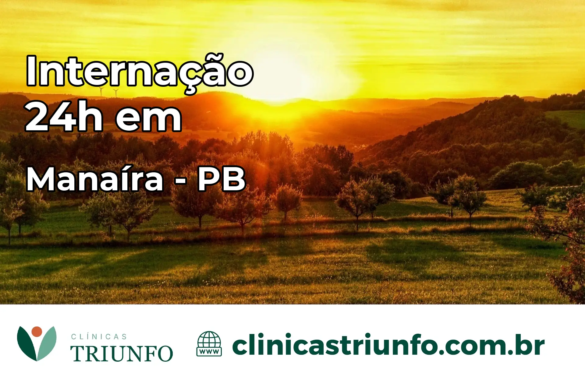 Internação 24 horas em Manaíra – PB