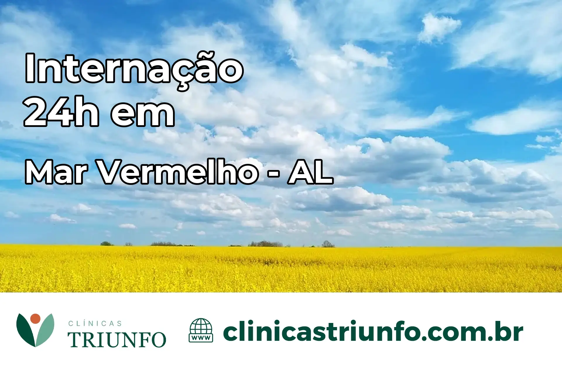 Internação 24 horas em Mar Vermelho – AL