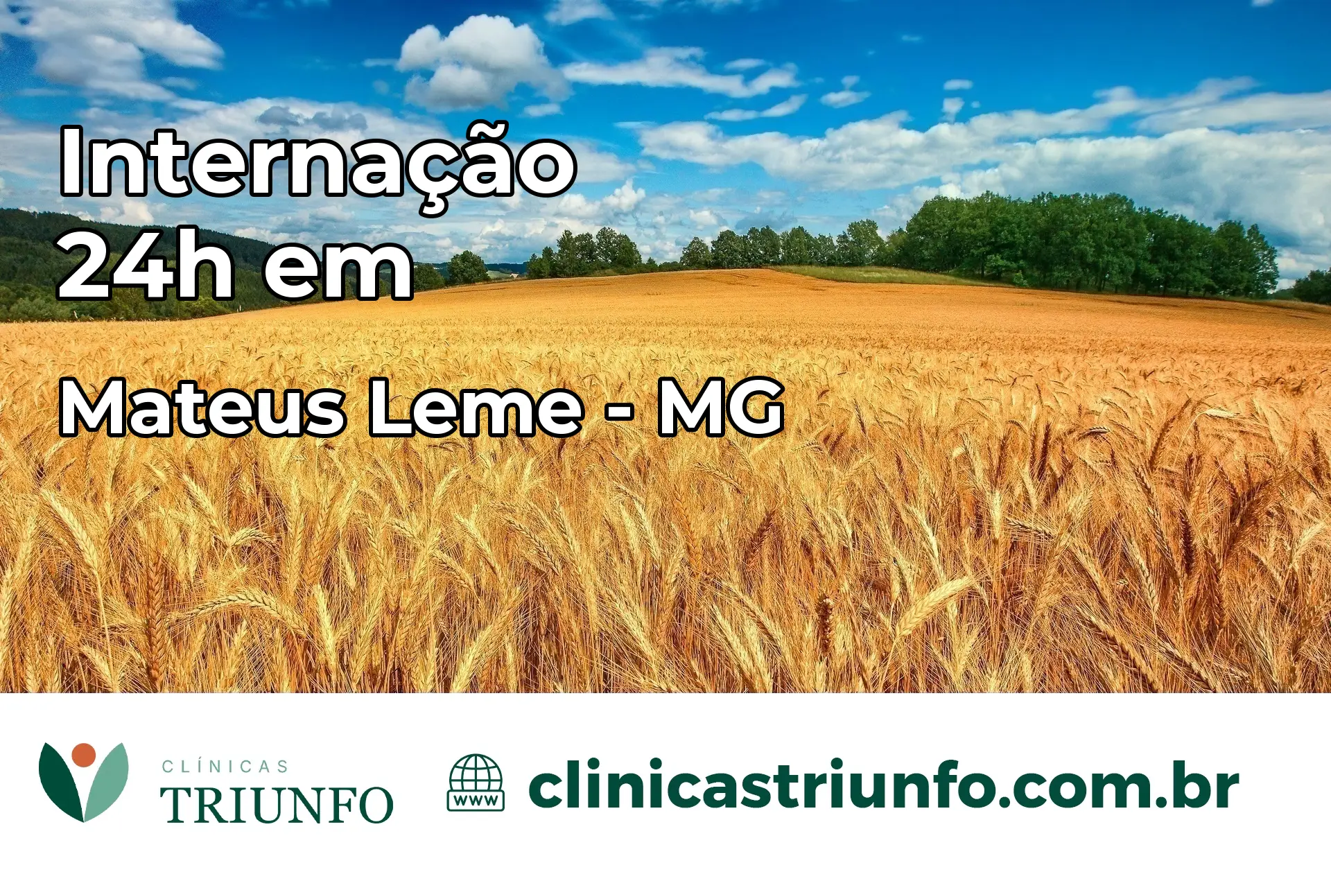 Internação 24 horas em Mateus Leme – MG
