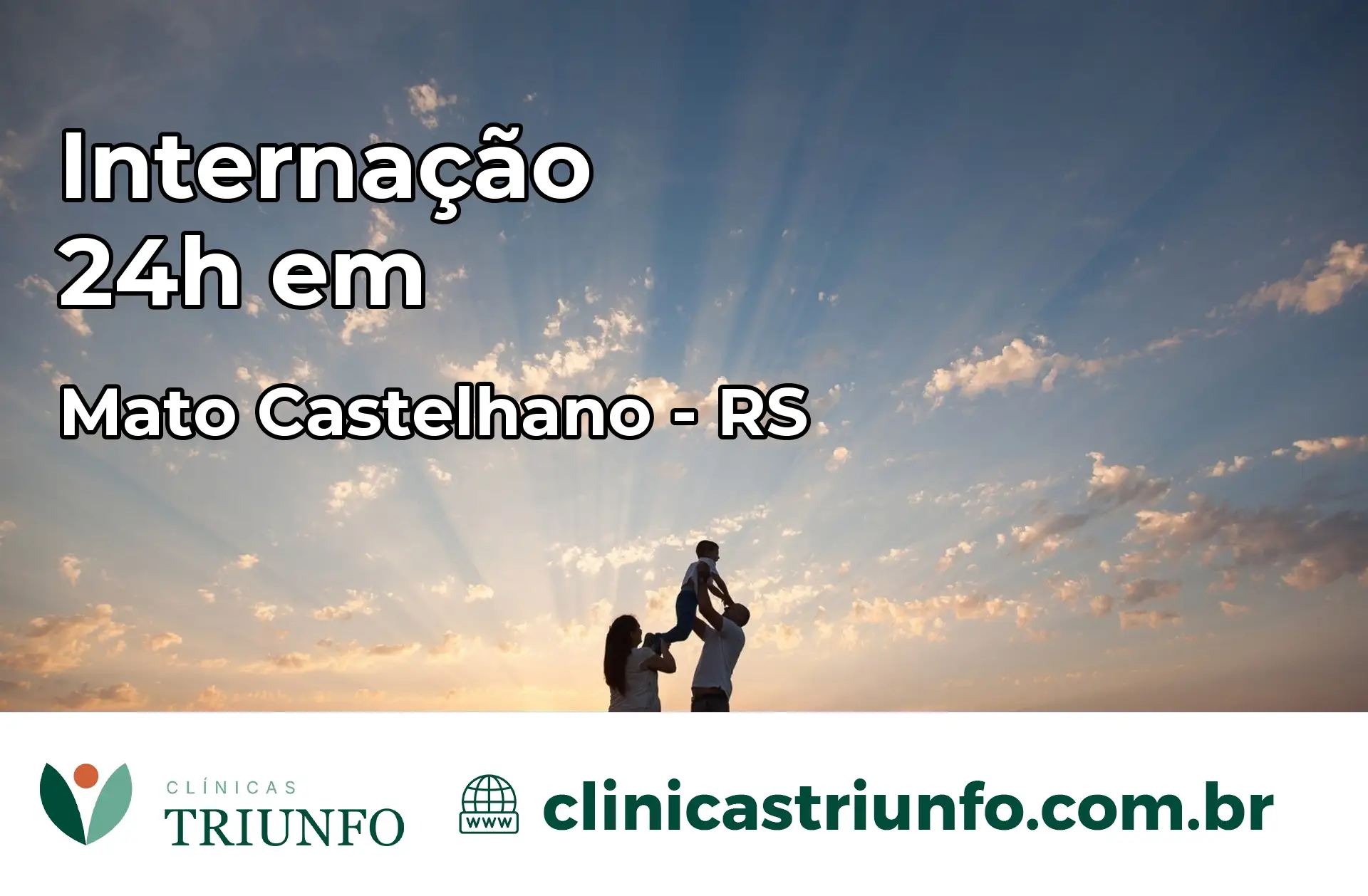 Internação 24 horas em Mato Castelhano – RS