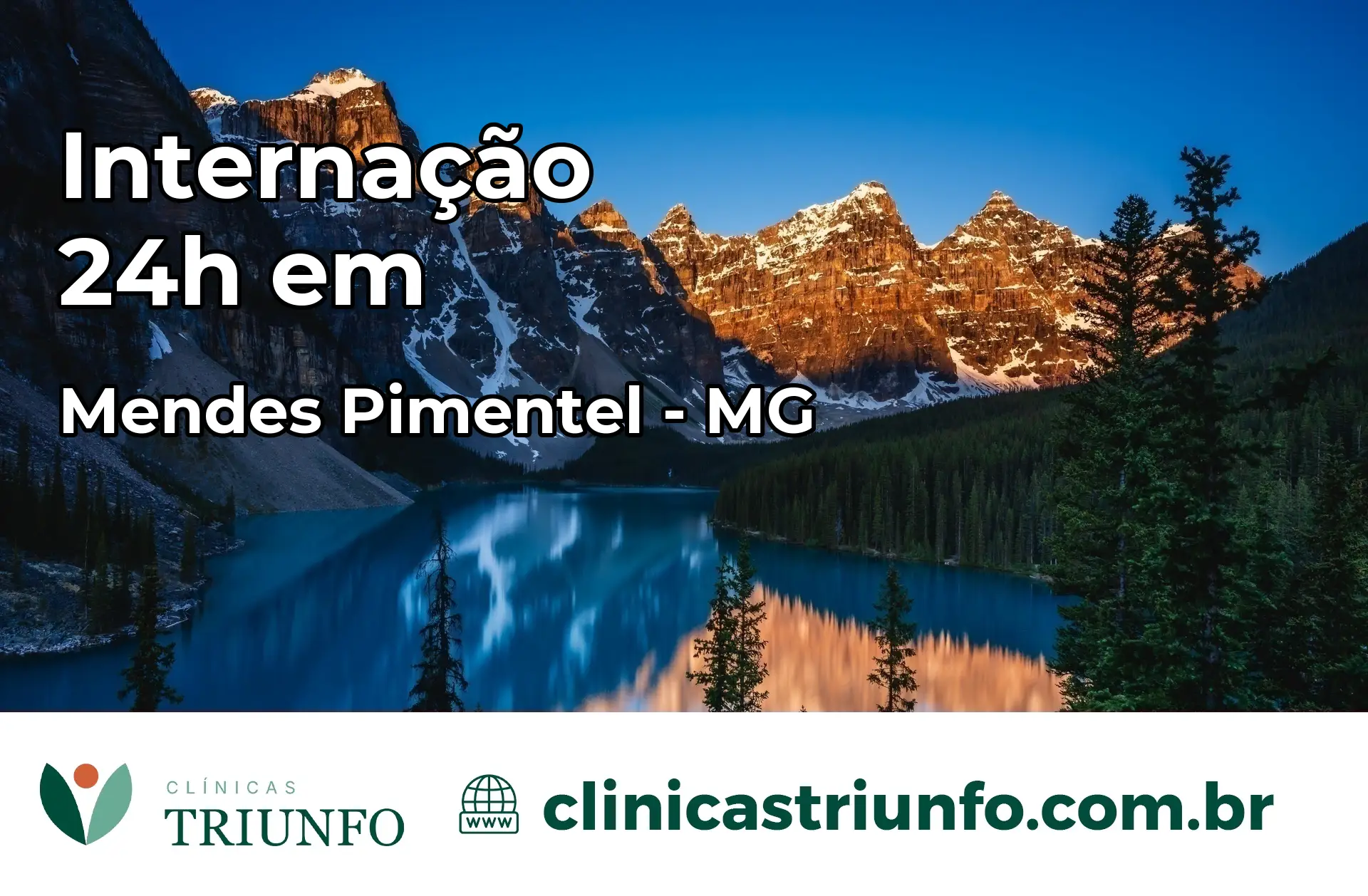Internação 24 horas em Mendes Pimentel – MG