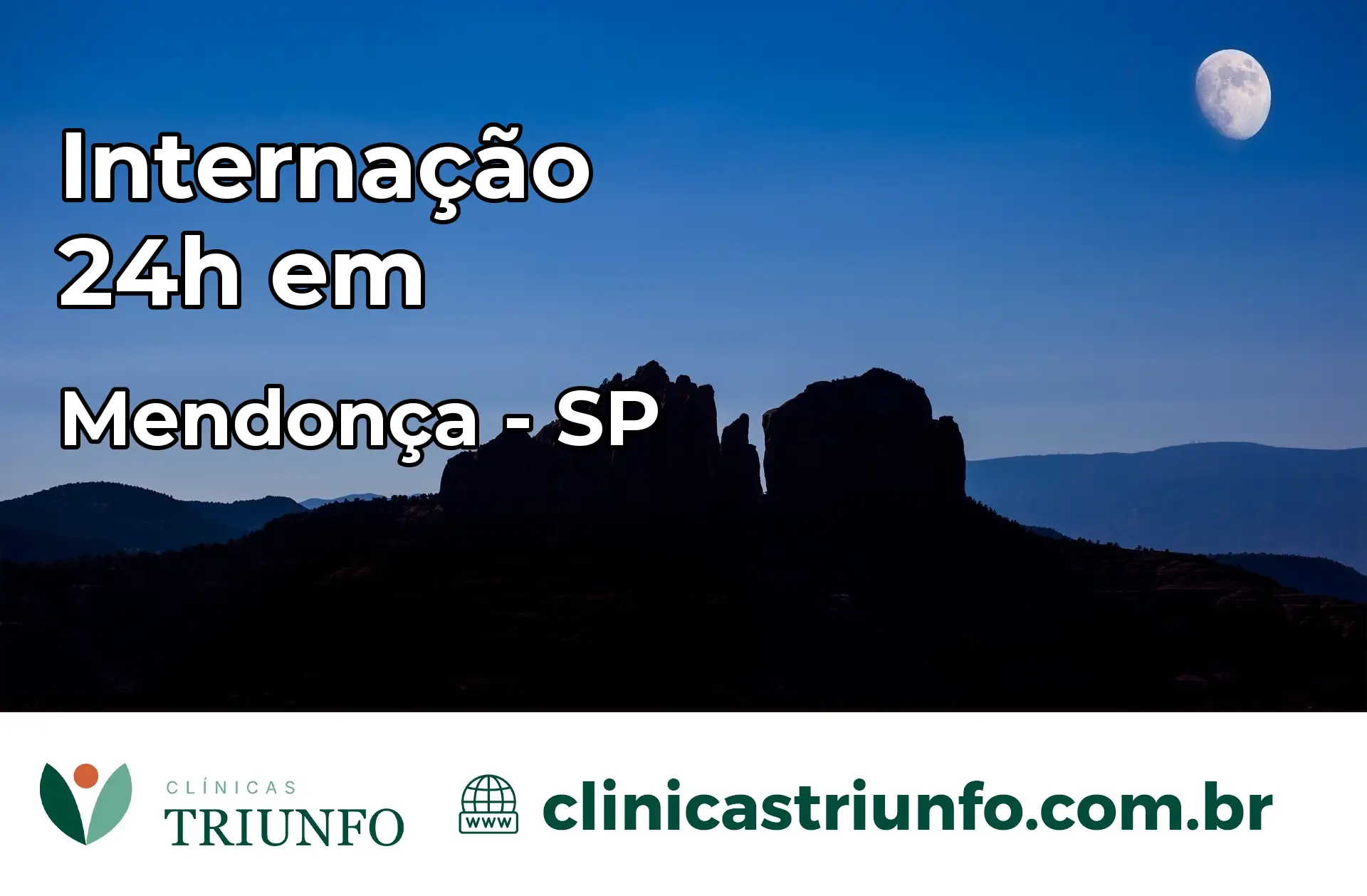 Internação 24 horas em Mendonça – SP