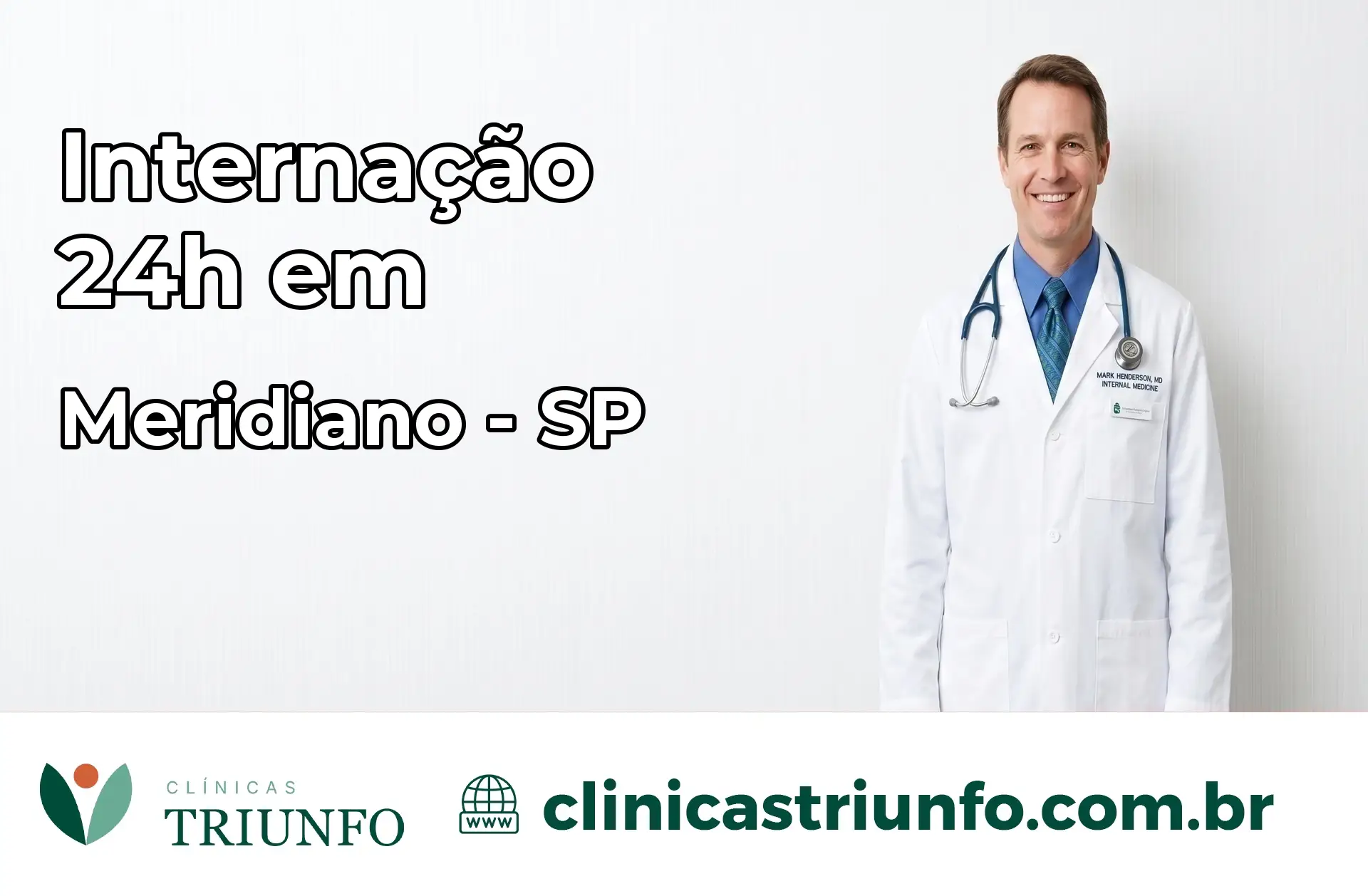 Internação 24 horas em Meridiano – SP
