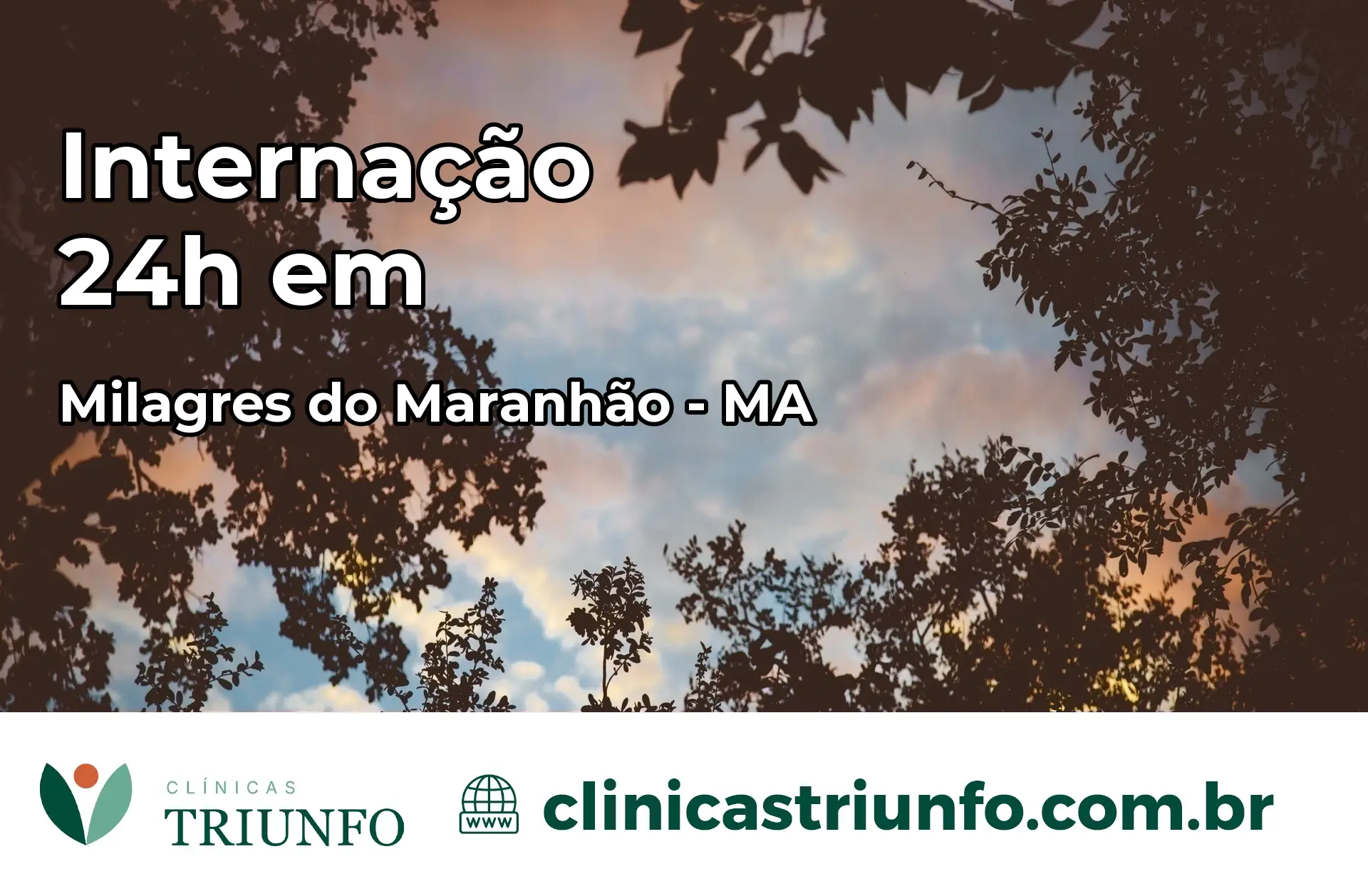 Internação 24 horas em Milagres do Maranhão – MA
