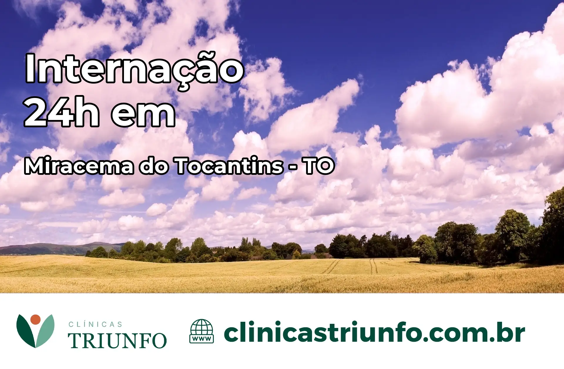Internação 24 horas em Miracema do Tocantins – TO