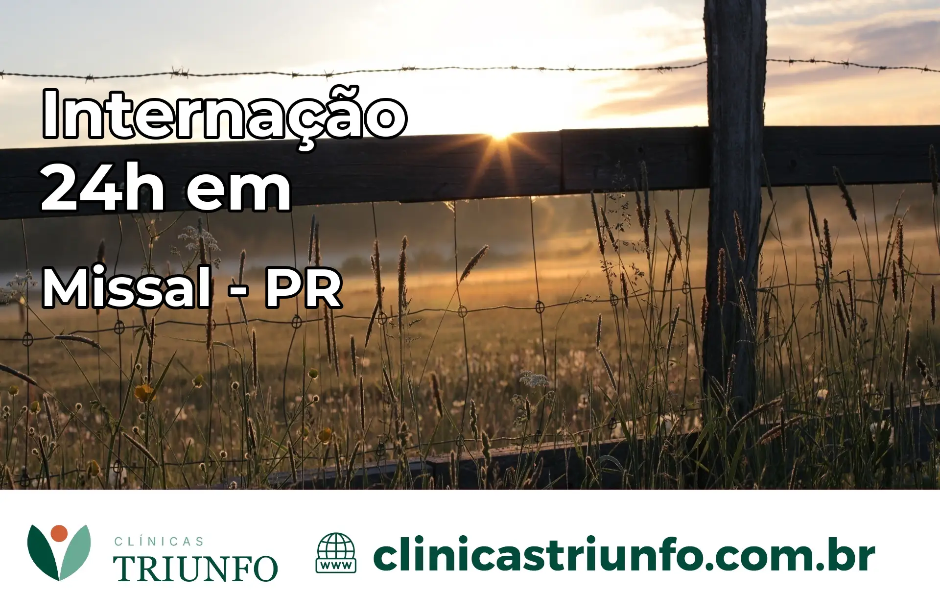 Internação 24 horas em Missal – PR