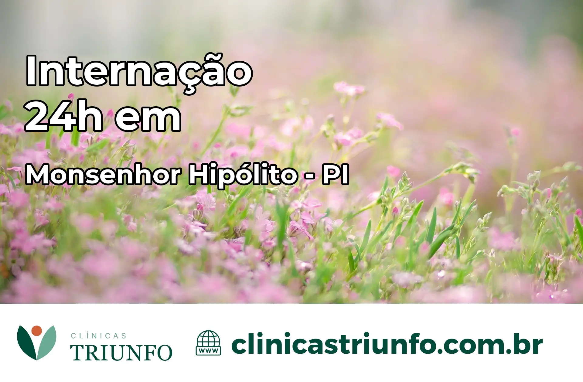 Internação 24 horas em Monsenhor Hipólito – PI