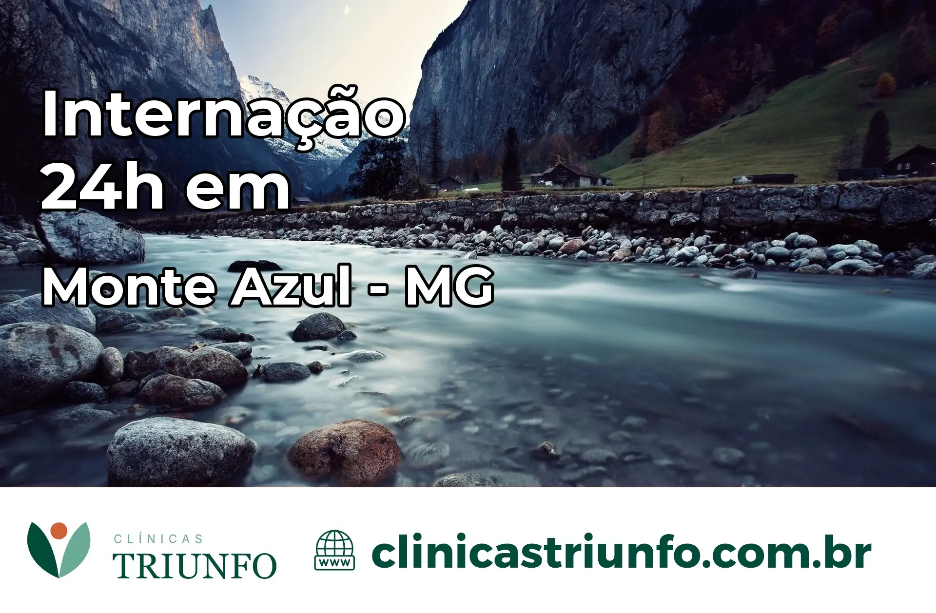 Internação 24 horas em Monte Azul – MG
