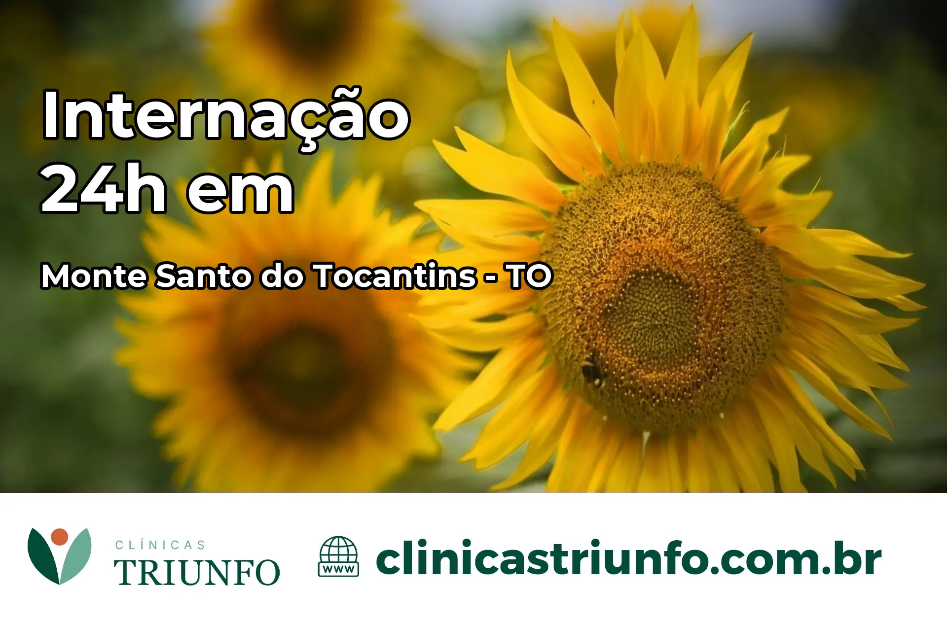 Internação 24 horas em Monte Santo do Tocantins – TO