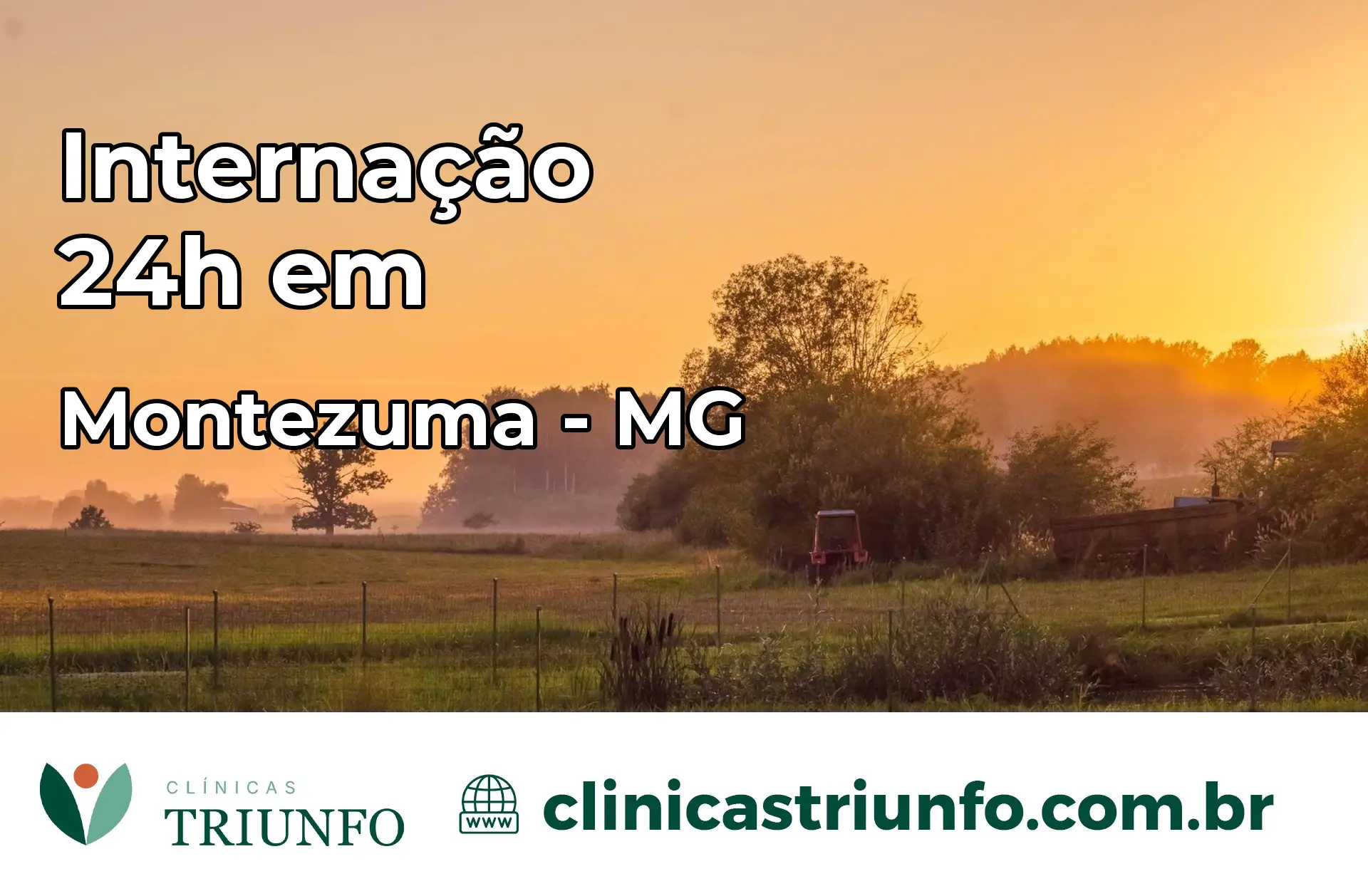 Internação 24 horas em Montezuma – MG