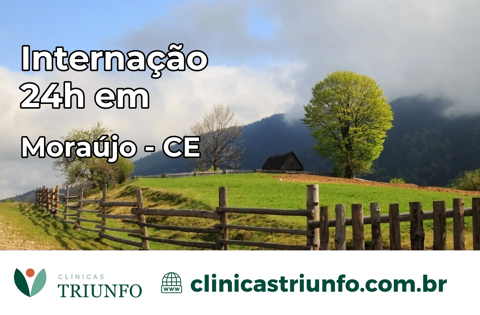 Internação 24 horas em Moraújo – CE