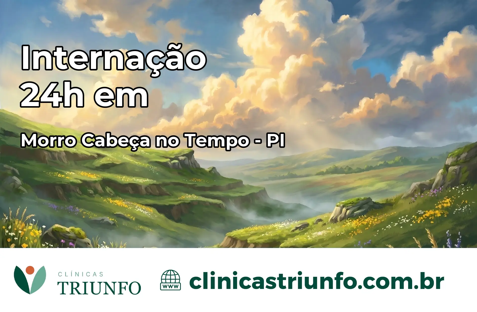 Internação 24 horas em Morro Cabeça no Tempo – PI