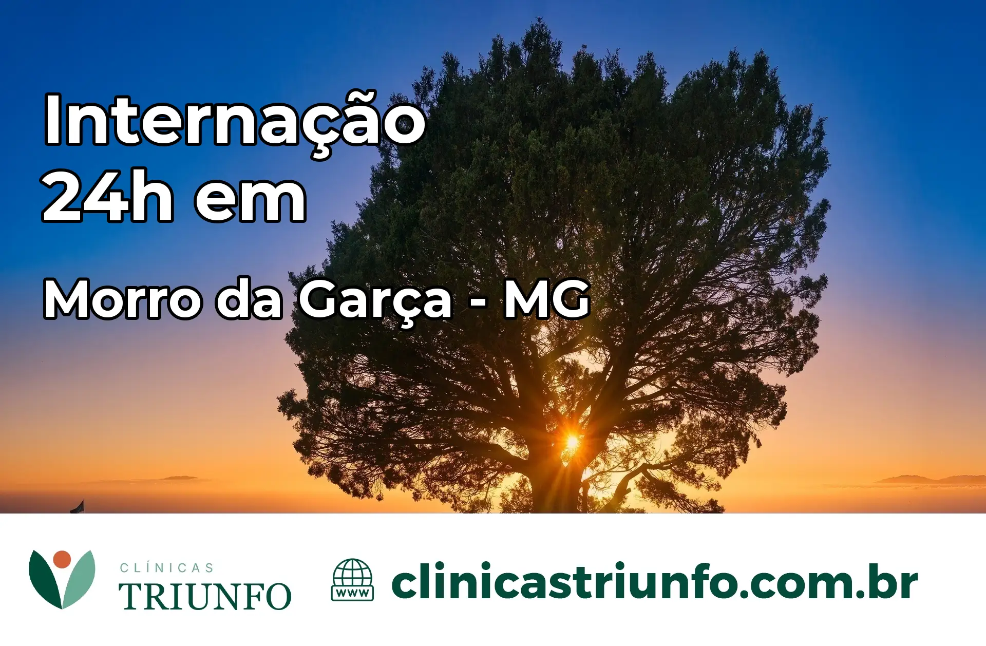 Internação 24 horas em Morro da Garça – MG