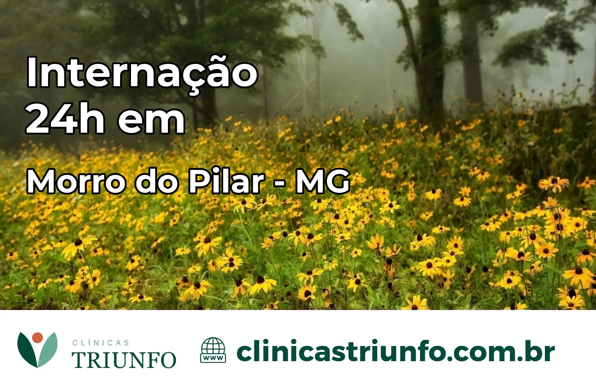 Internação 24 horas em Morro do Pilar – MG
