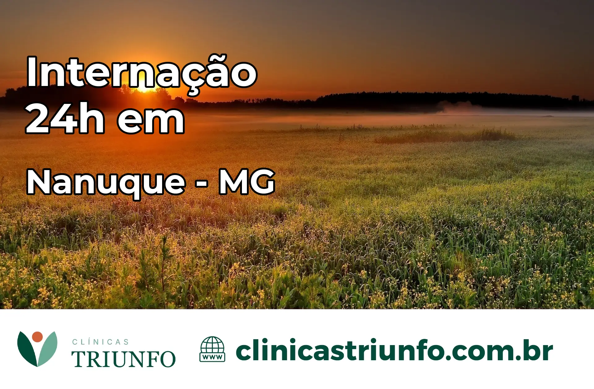 Internação 24 horas em Nanuque – MG