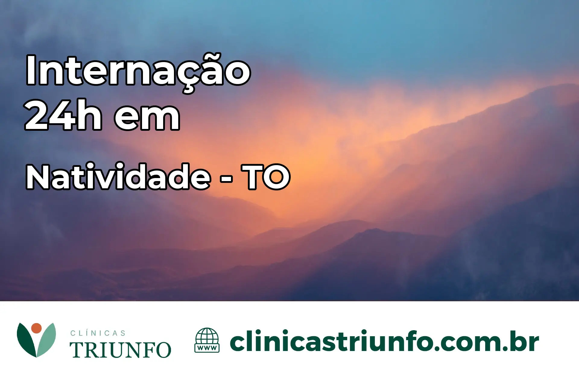 Internação 24 horas em Natividade – TO