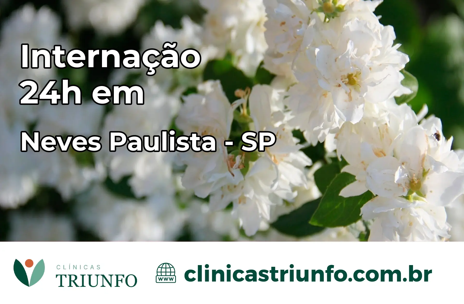 Internação 24 horas em Neves Paulista – SP