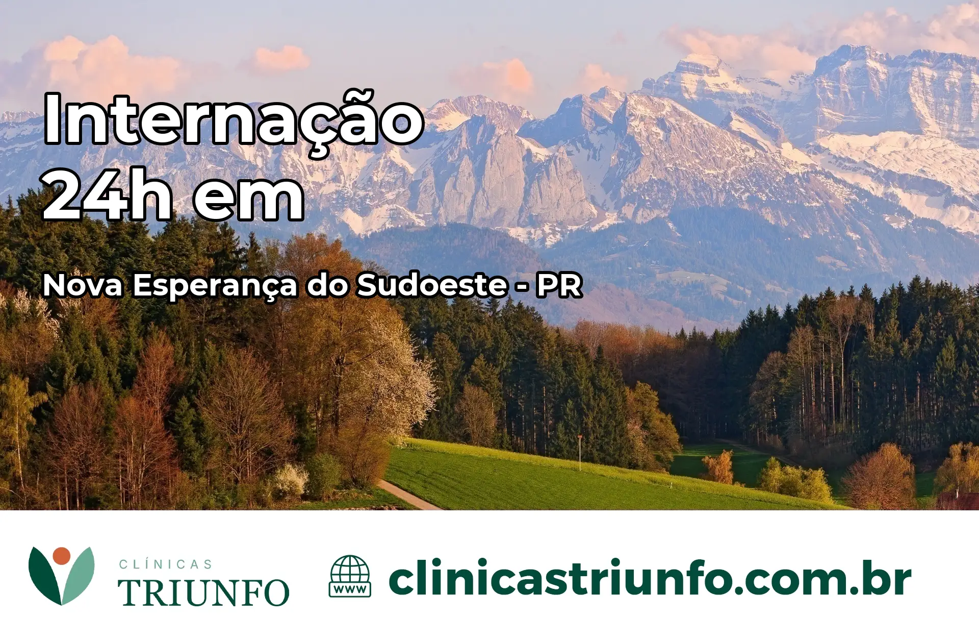 Internação 24 horas em Nova Esperança do Sudoeste – PR