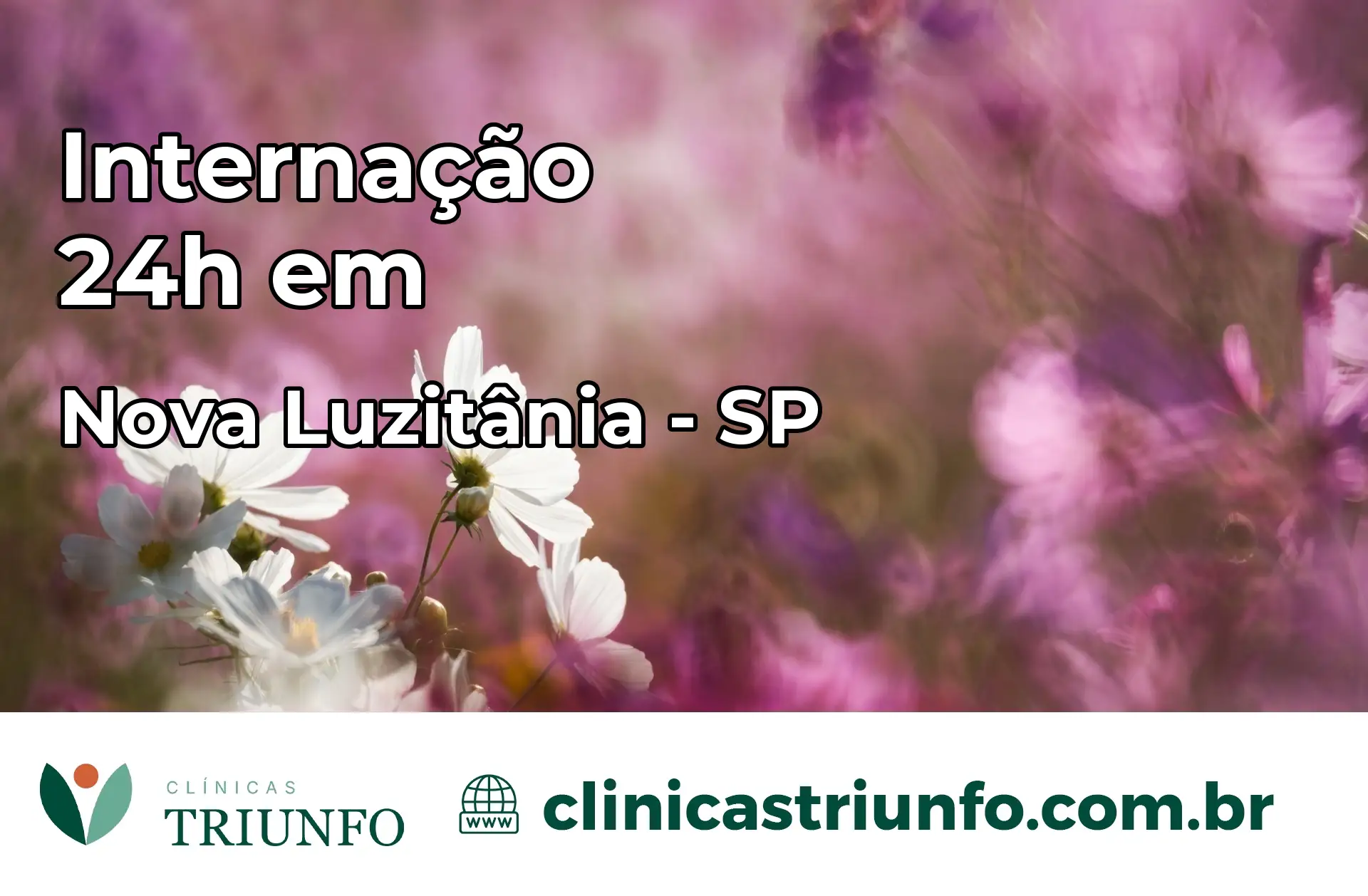 Internação 24 horas em Nova Luzitânia – SP