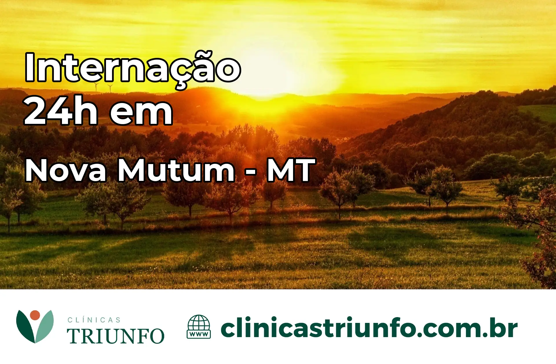 Internação 24 horas em Nova Mutum – MT