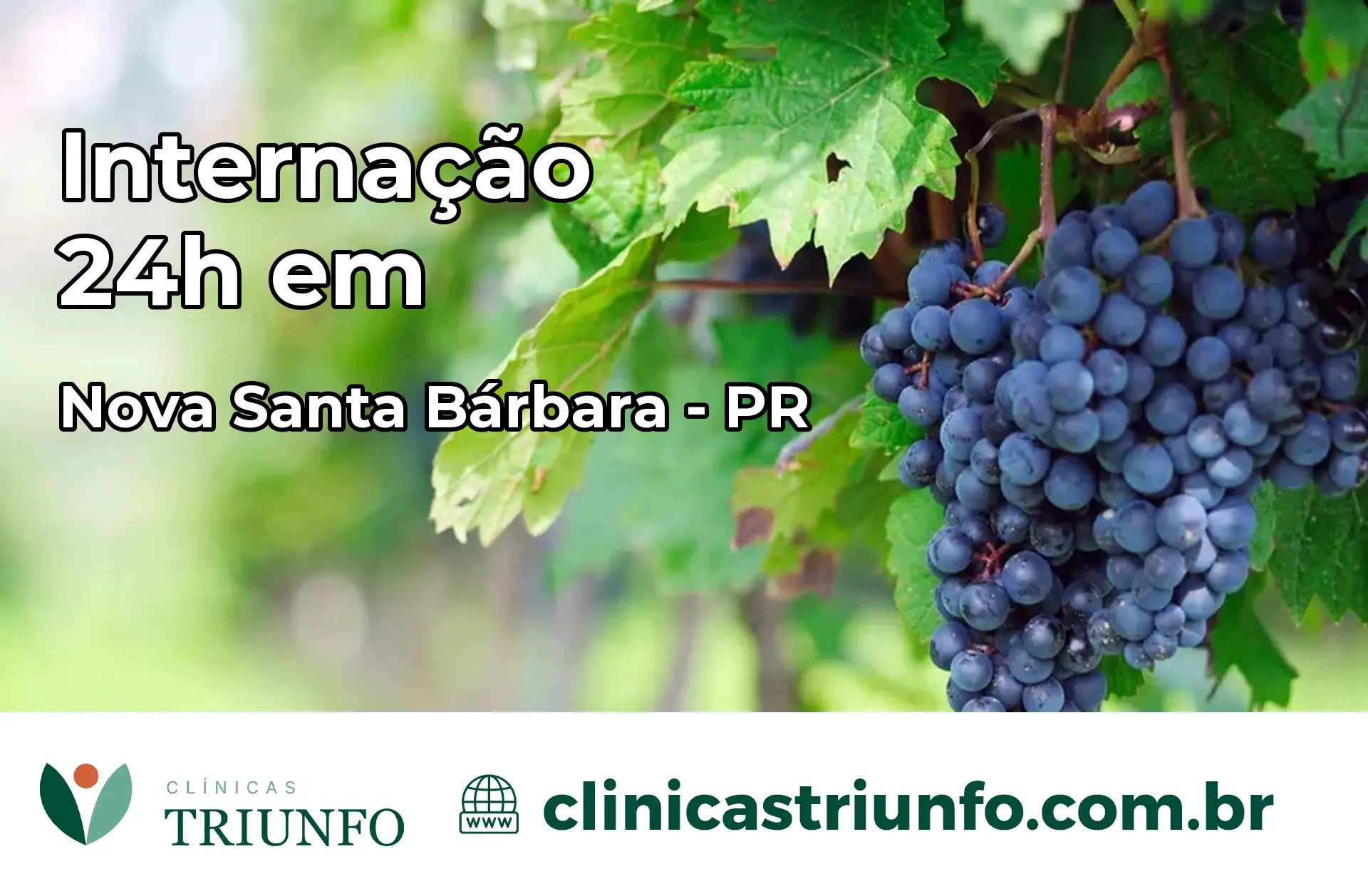 Internação 24 horas em Nova Santa Bárbara – PR