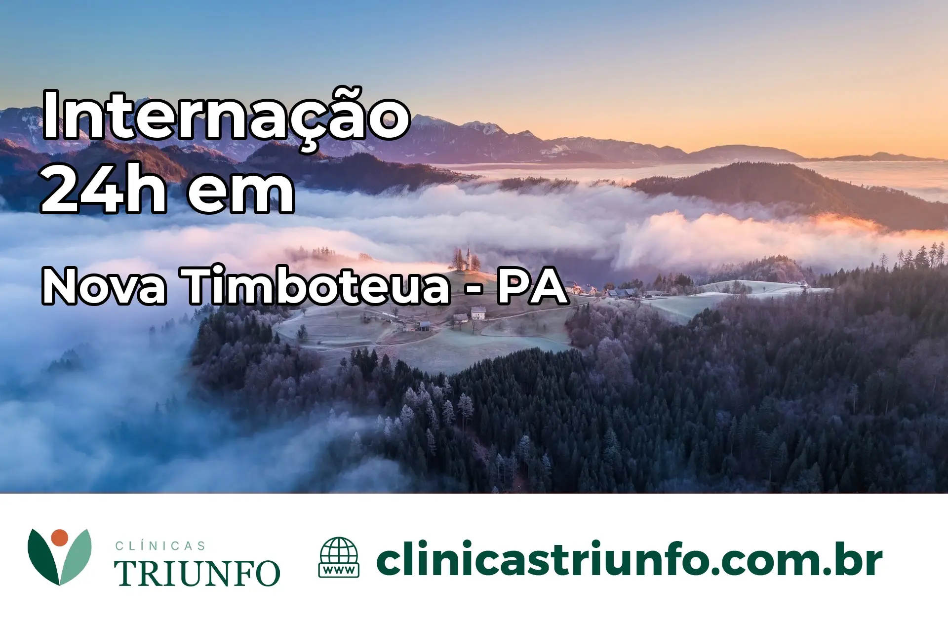 Internação 24 horas em Nova Timboteua – PA