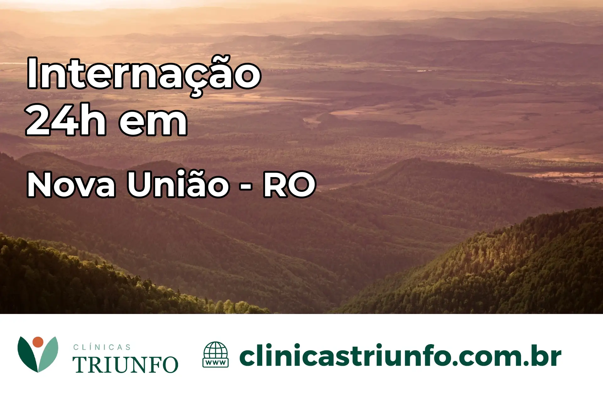 Internação 24 horas em Nova União – RO