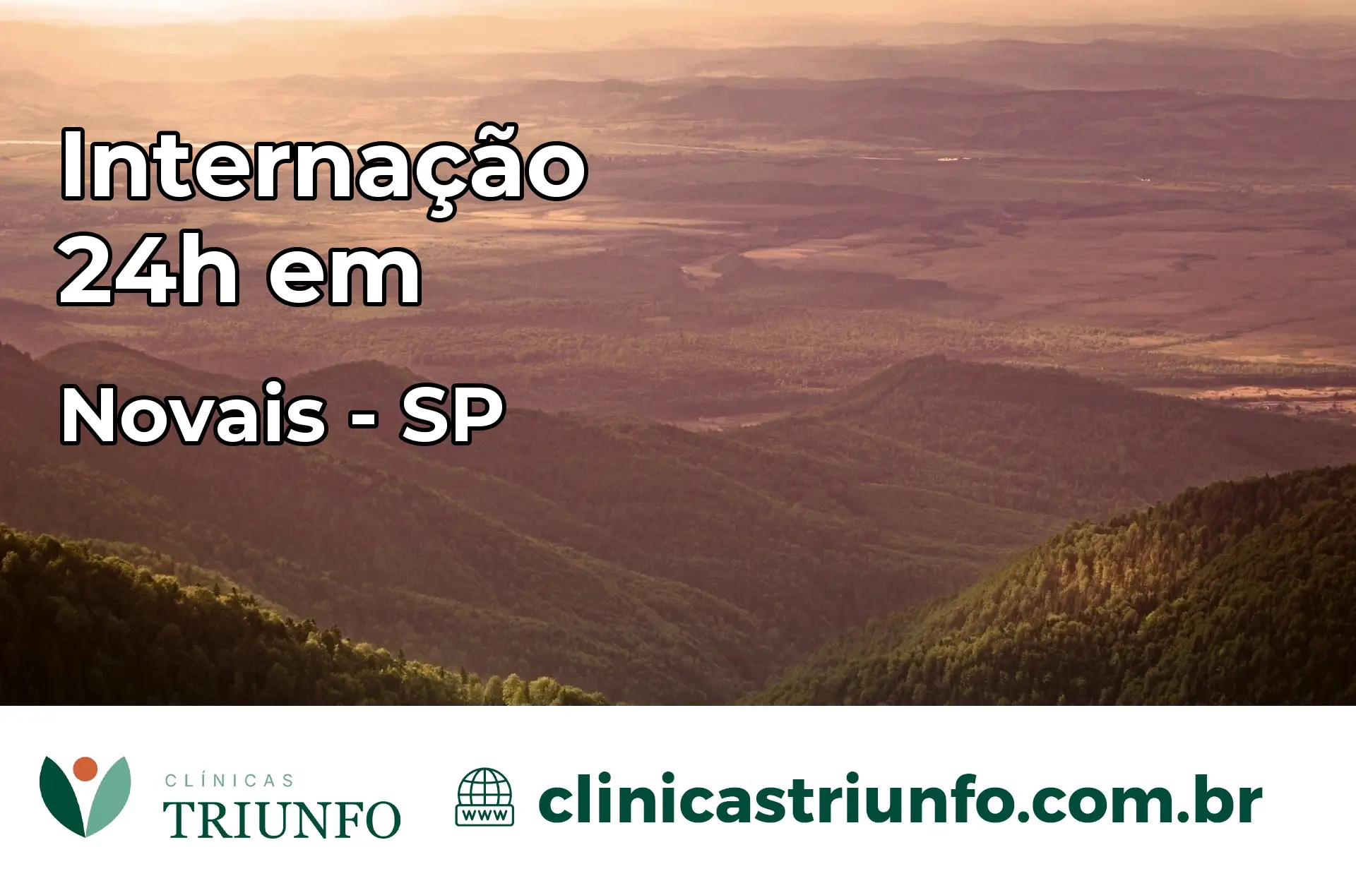 Internação 24 horas em Novais – SP