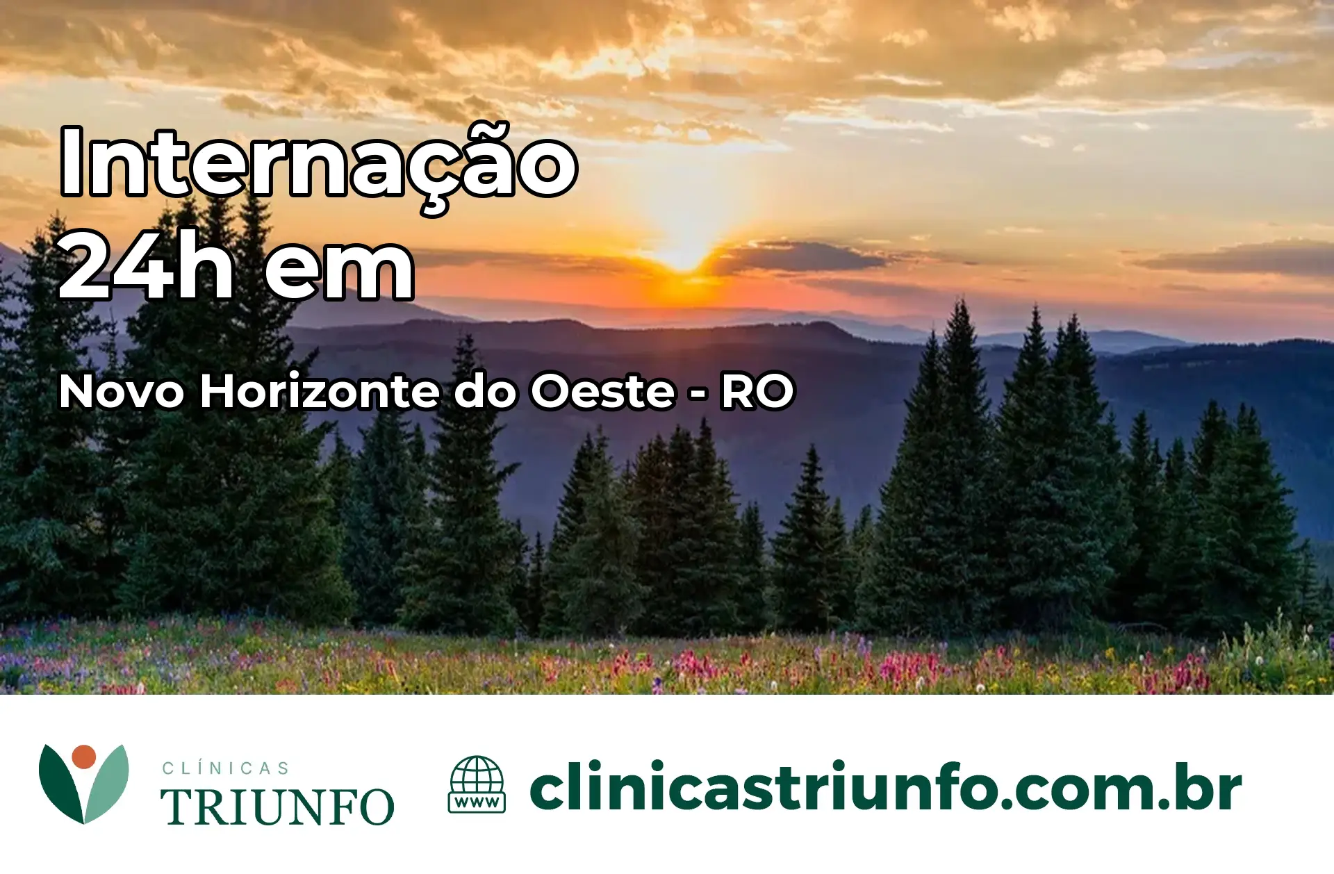 Internação 24 horas em Novo Horizonte do Oeste – RO