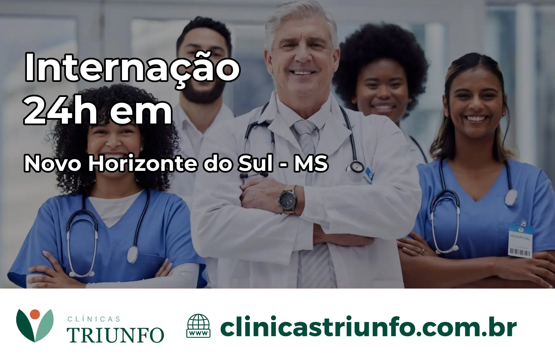 Internação 24 horas em Novo Horizonte do Sul – MS