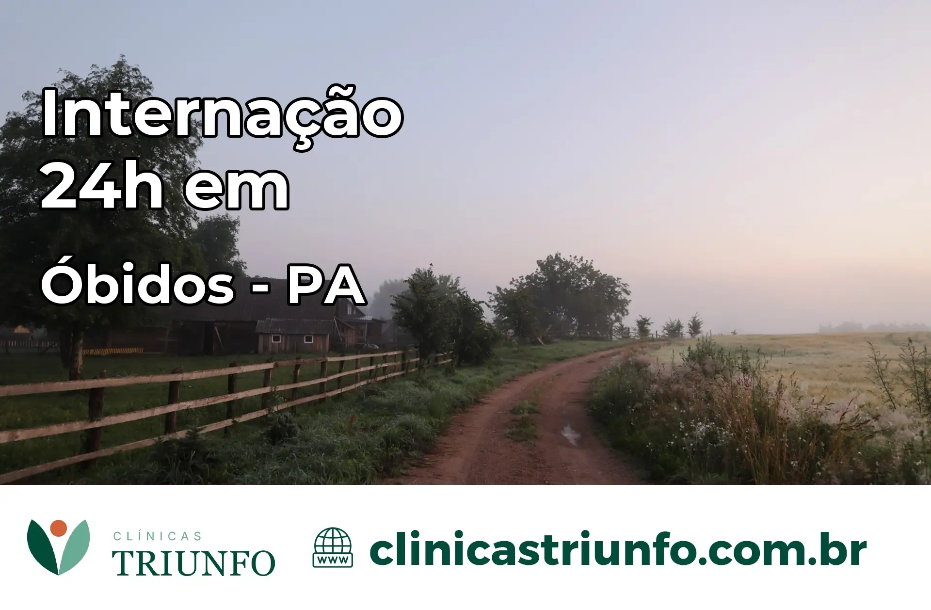 Internação 24 horas em Óbidos – PA