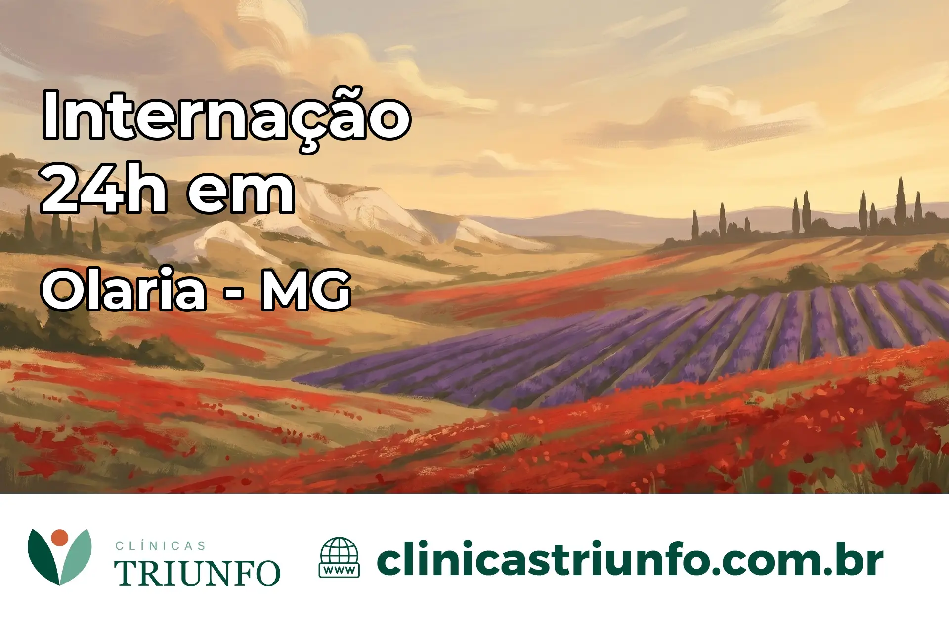 Internação 24 horas em Olaria – MG