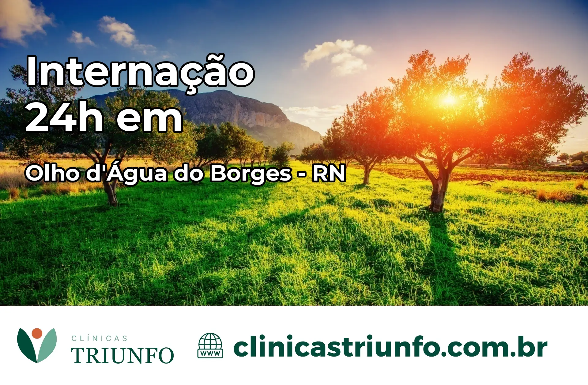 Internação 24 horas em Olho d'Água do Borges – RN