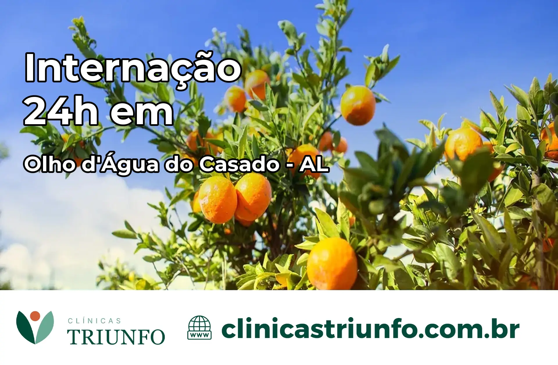 Internação 24 horas em Olho d'Água do Casado – AL