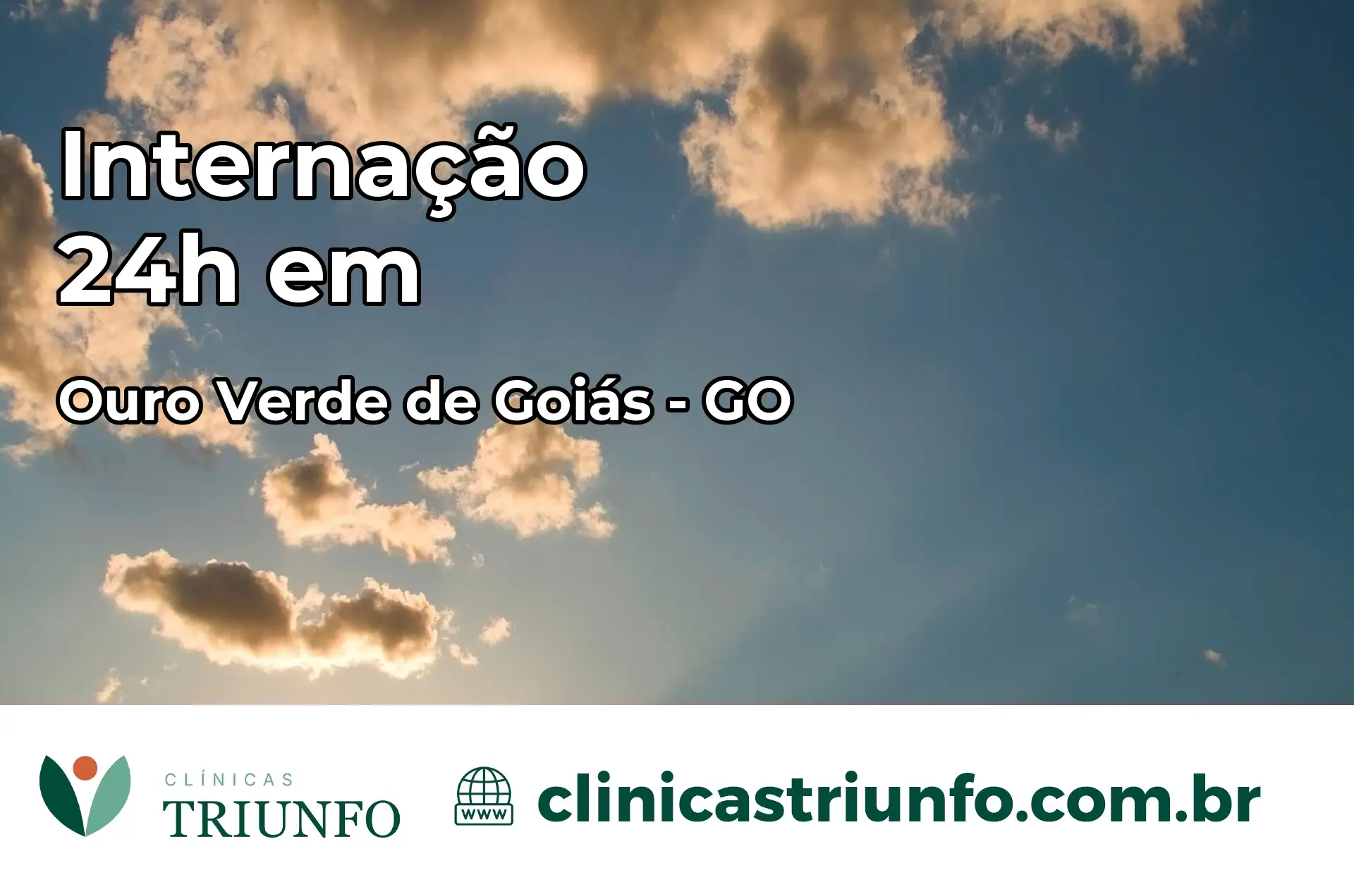 Internação 24 horas em Ouro Verde de Goiás – GO